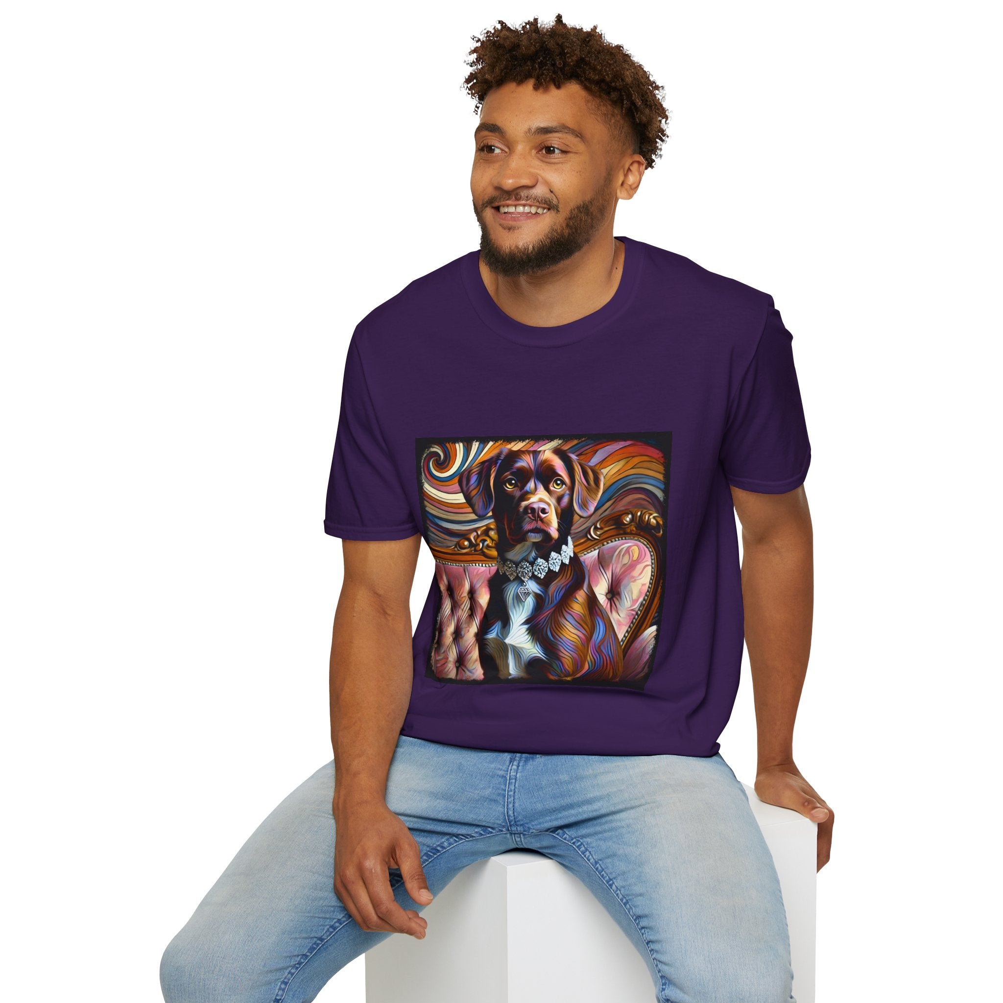 Labrador Retriever Vivid Swirl | Unisex Dog T-Shirt