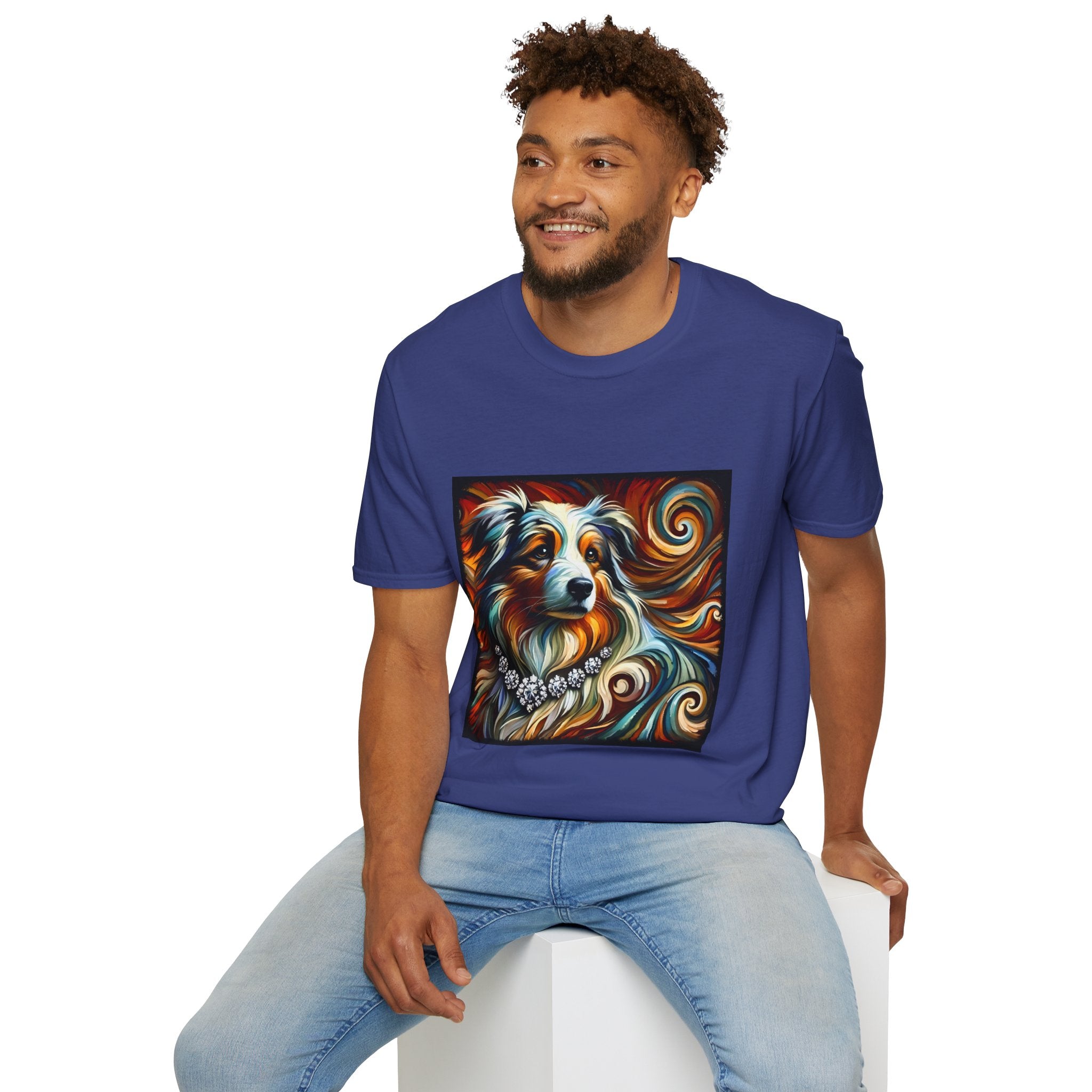 Australian Shepherd Diamond Swirl | Unisex Dog T-Shirt