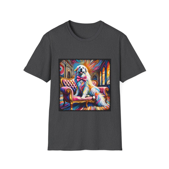 Great Pyrenees Diamond Princess Classic design dog lover unisex t-shirt in dark heather