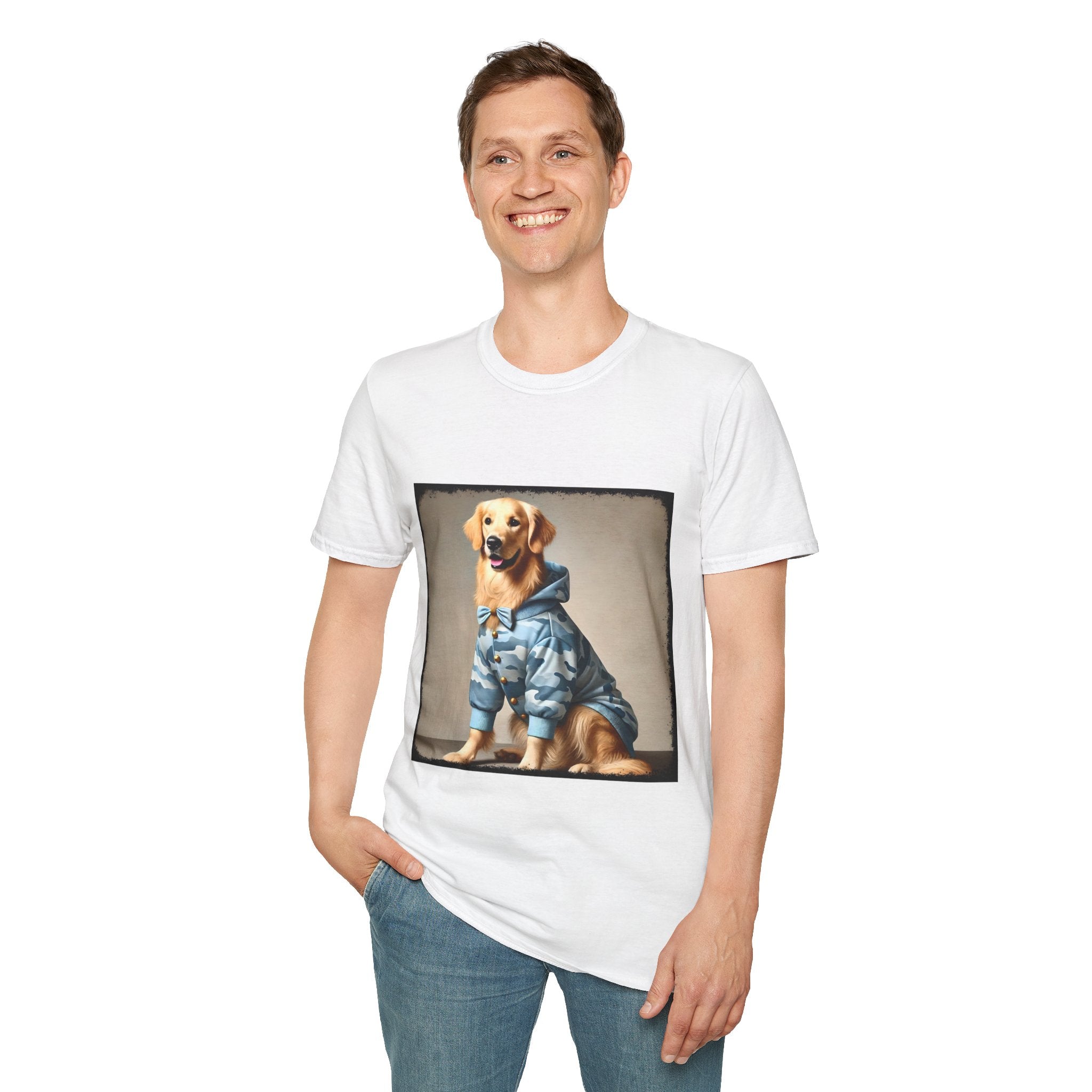 Golden Retriever Shirt | Blue Camo Cutie Dog Lover Tee