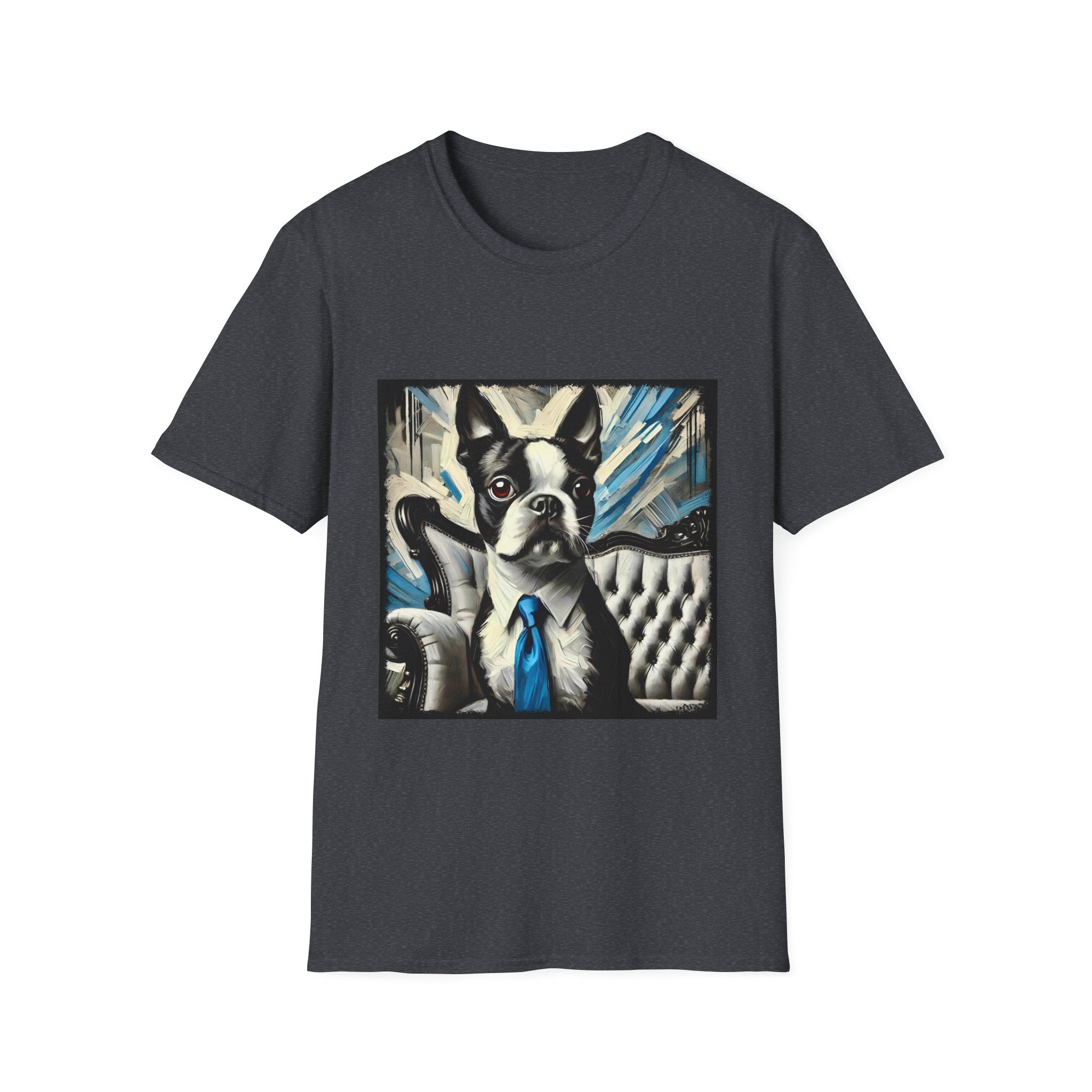 Boston Terrier dog apparel bold tie design