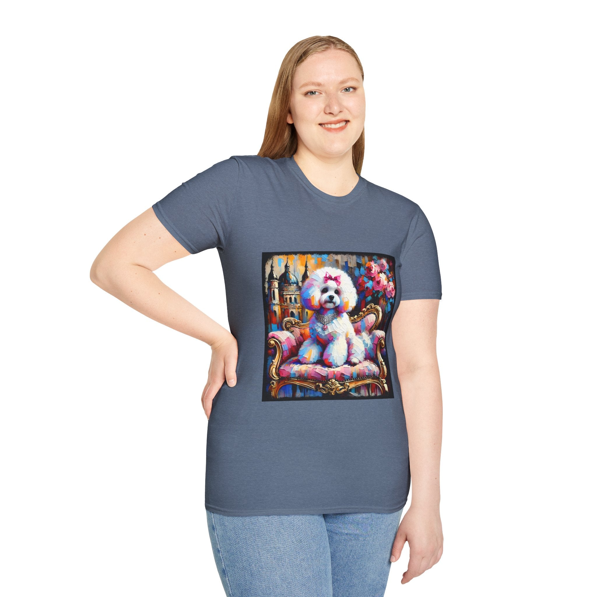 Bichon Frise diamond Princess Classic | Unisex Dog T-Shirt
