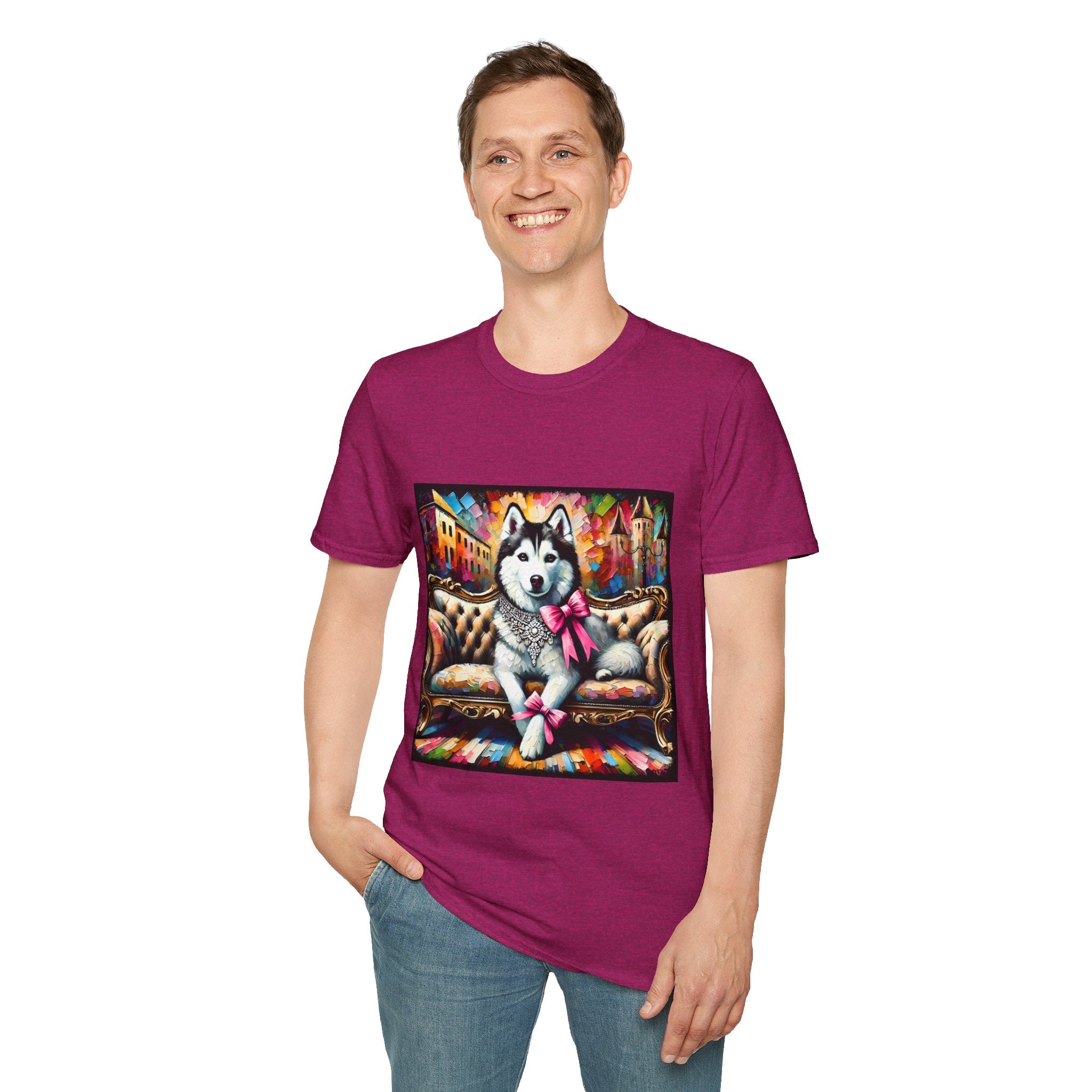 Siberian Husky Diamond Princess Classic | Unisex Dog T-Shirt