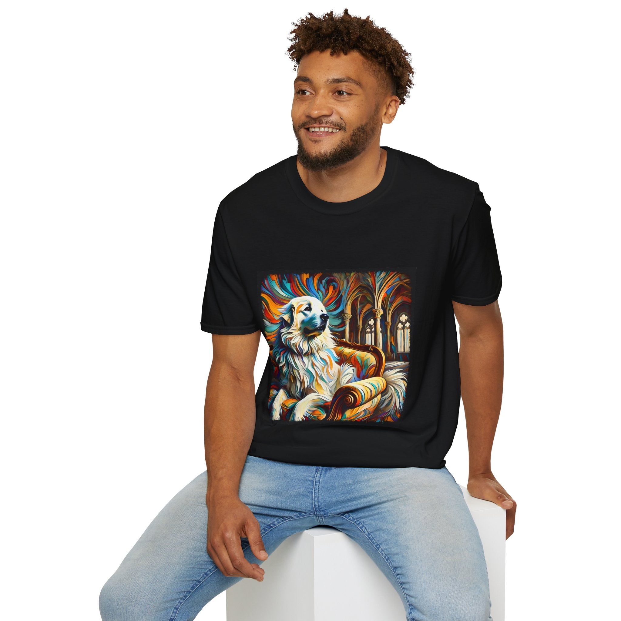 Great Pyrenees Bold Swirl | Unisex Dog T-Shirt