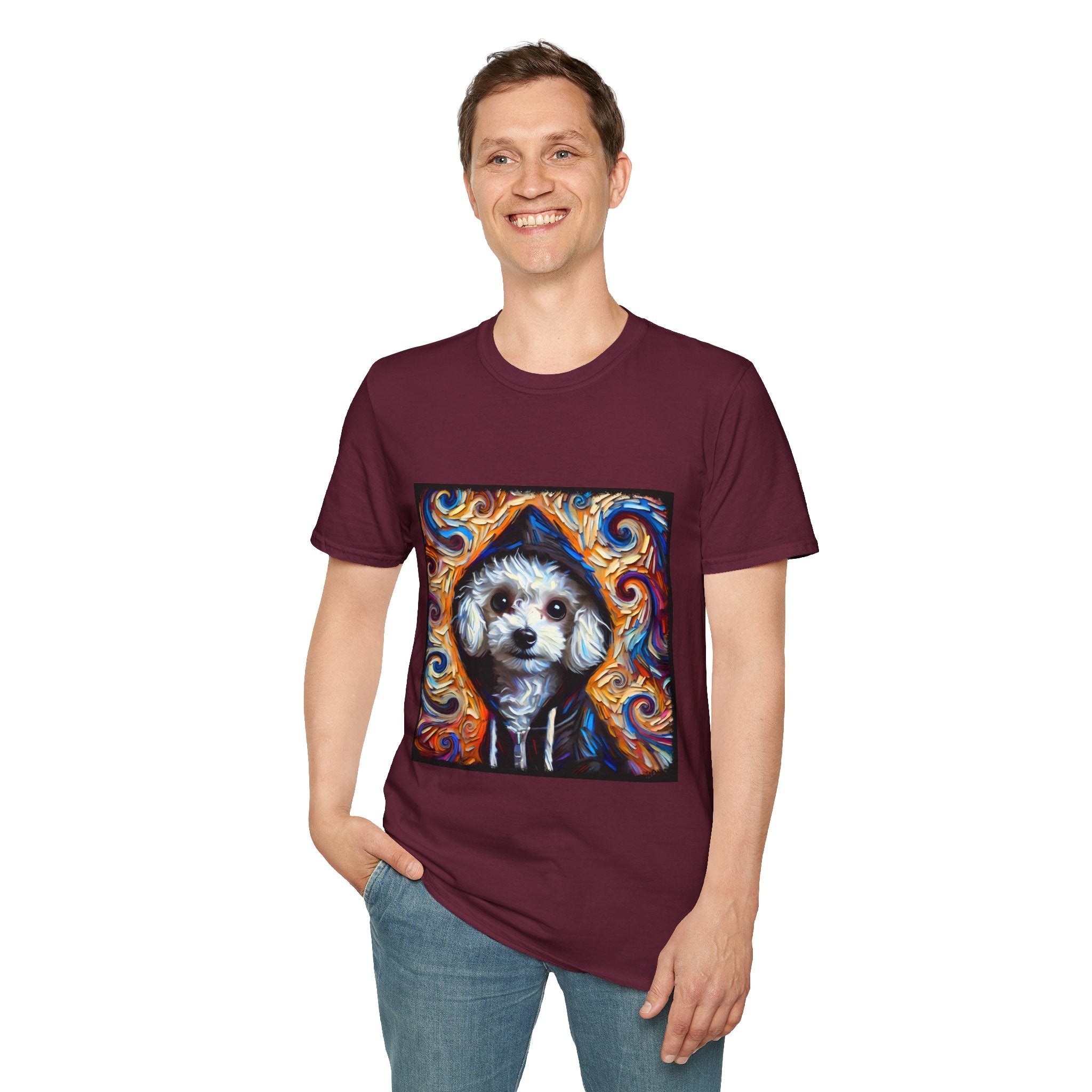 Poodle Bold Relaxed Swirl | Unisex Dog T-Shirt