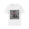 Labrador Retriever B&W Pink Bow Bold | Unisex Dog T-Shirt
