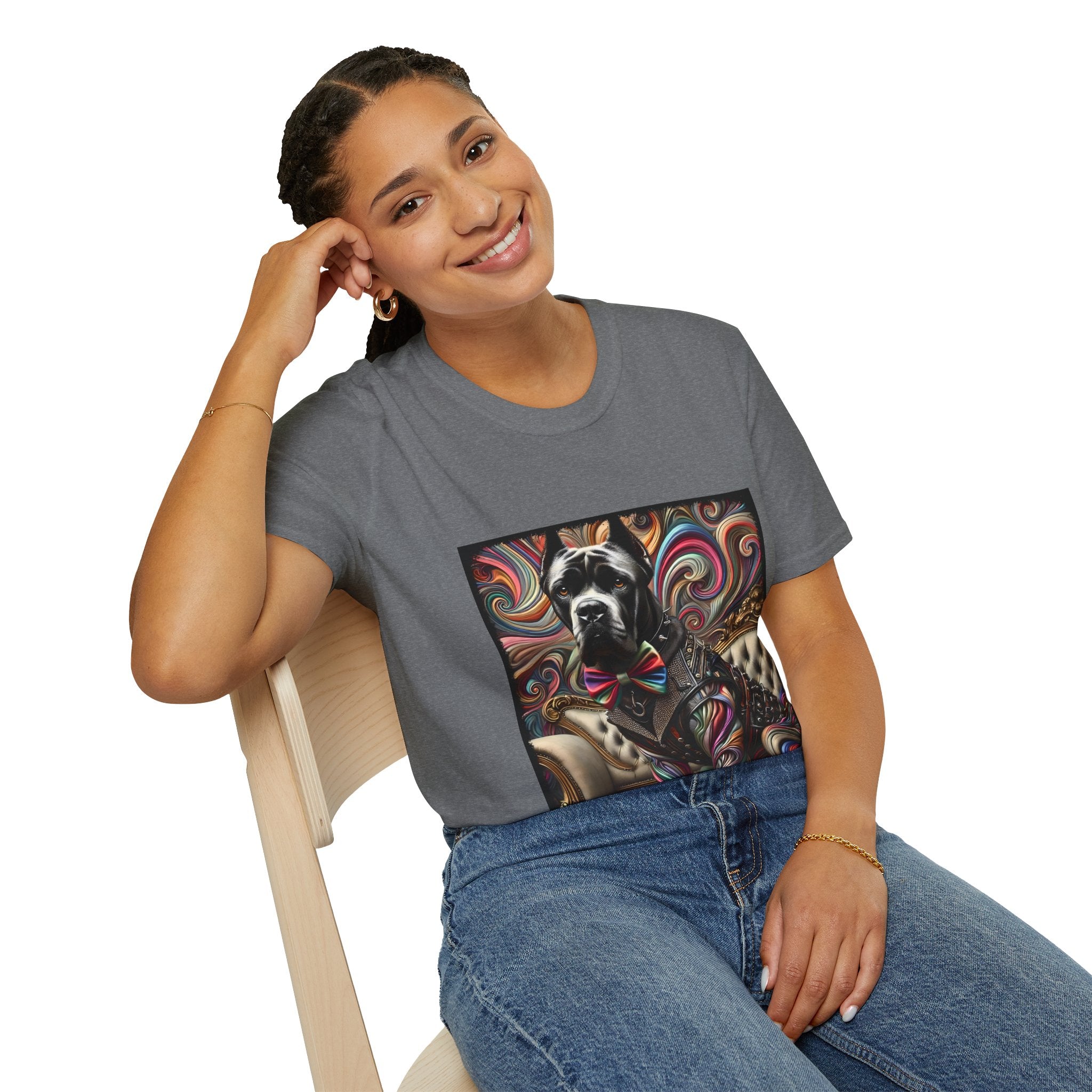 Cane Corso Edgy Rocker  | Unisex Dog T-Shirt