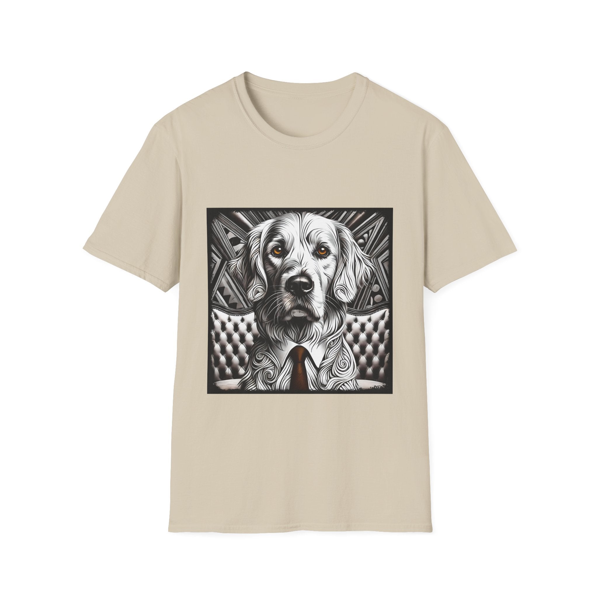 Golden Retriever Shirt | B&W Bold Eyes Dog Lover Tee