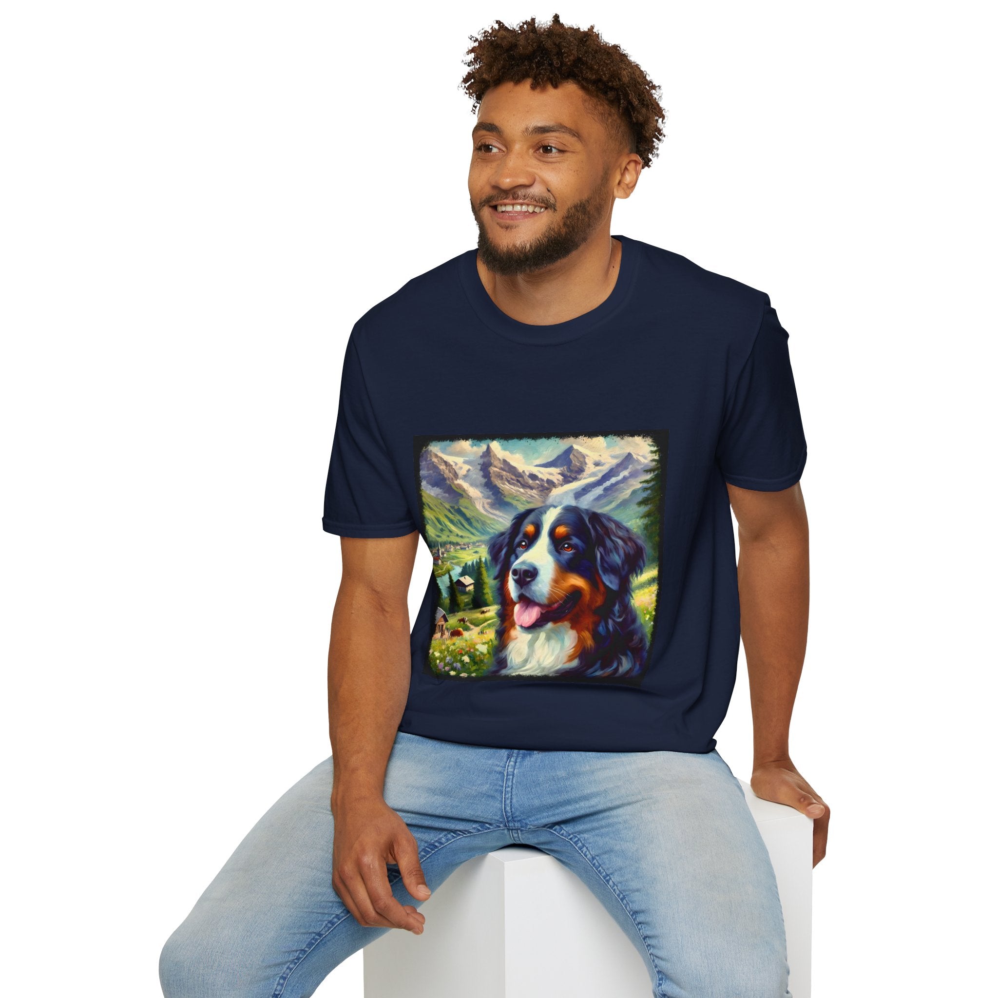 Bernese Mountain Dog Swiss Classic | Unisex Dog T-Shirt