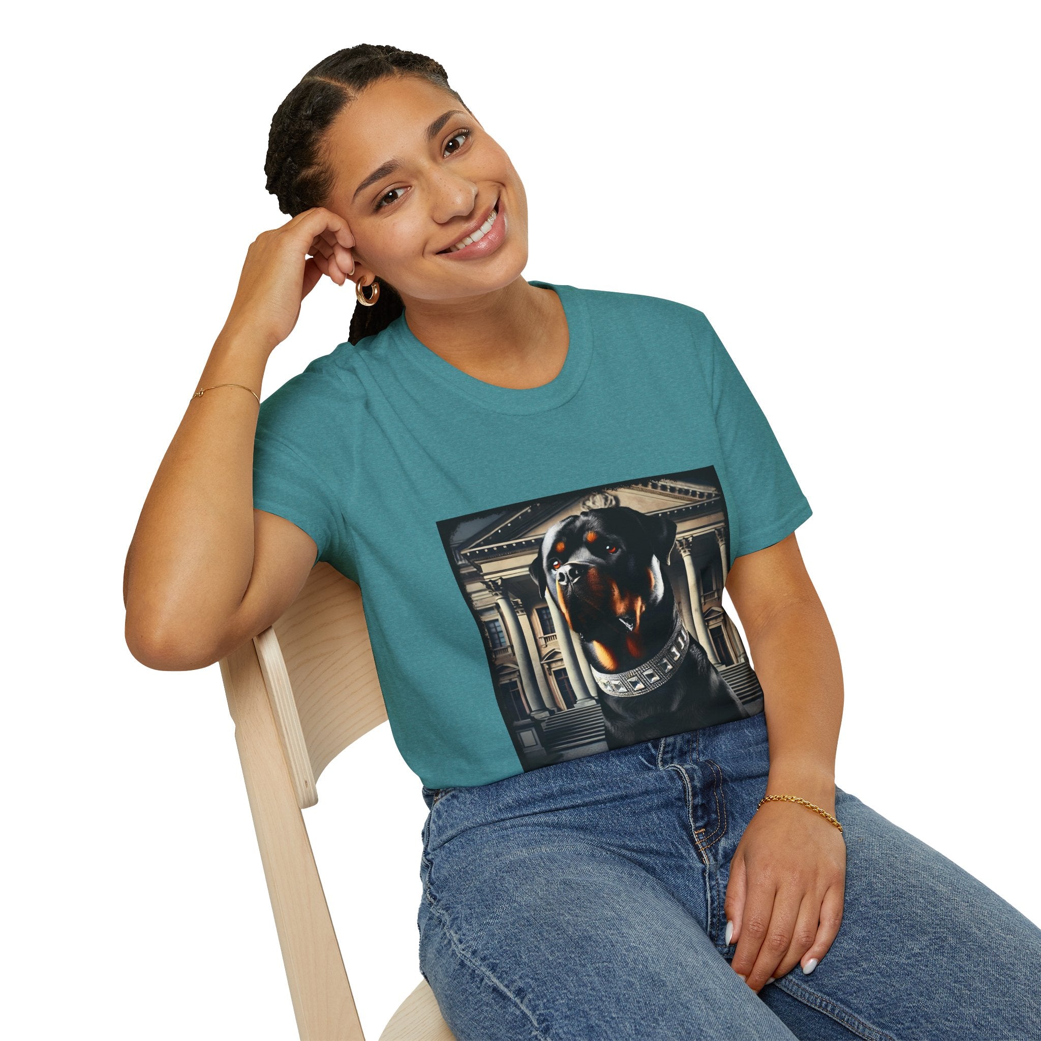 Rottweiler Diamond Sentinel | Unisex Dog T-Shirt