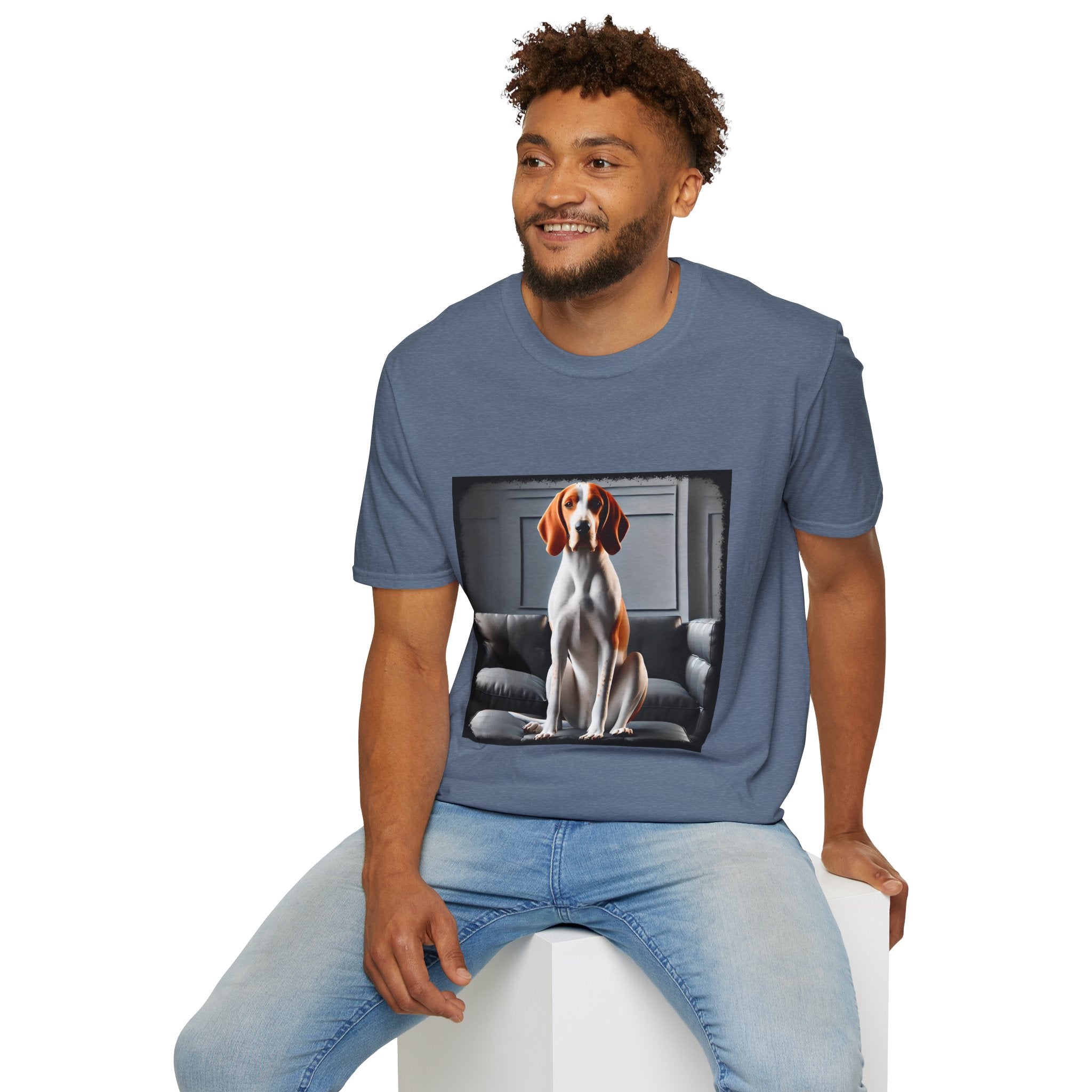 Coonhound Modern Muse  | Unisex Dog T-Shirt