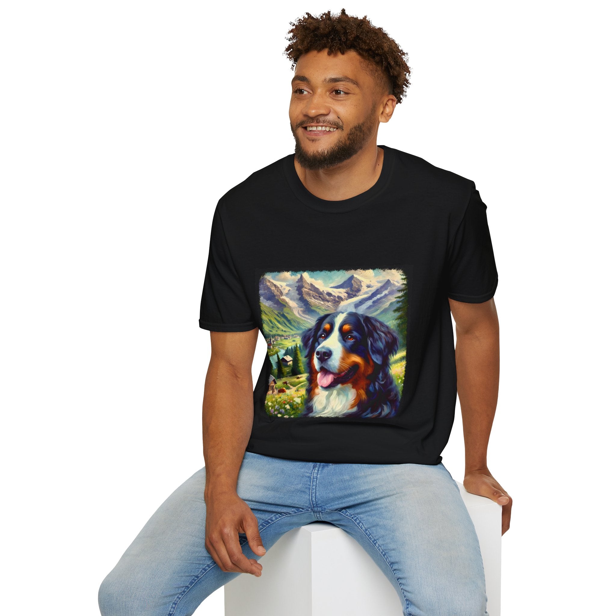 Bernese Mountain Dog Swiss Classic | Unisex Dog T-Shirt