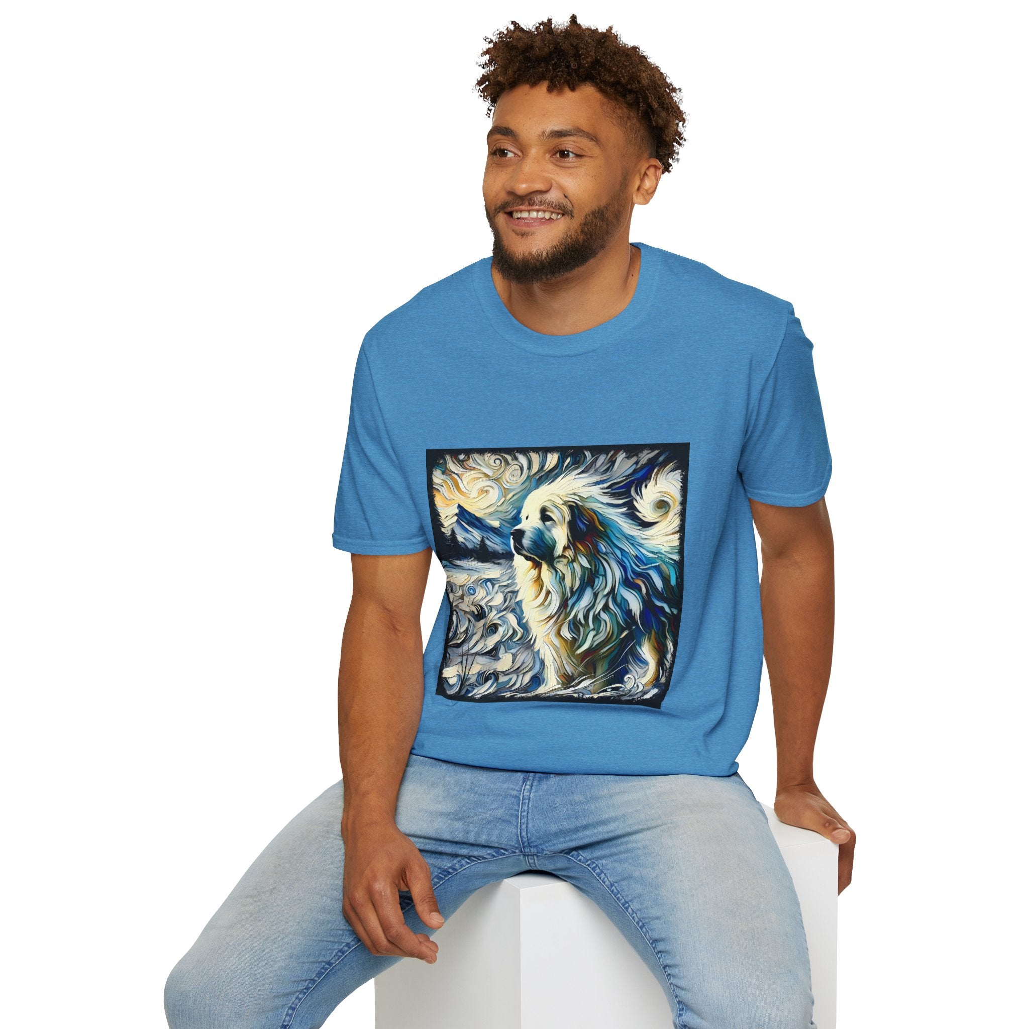 Great Pyrenees Snow Swirl | Unisex Dog T-Shirt