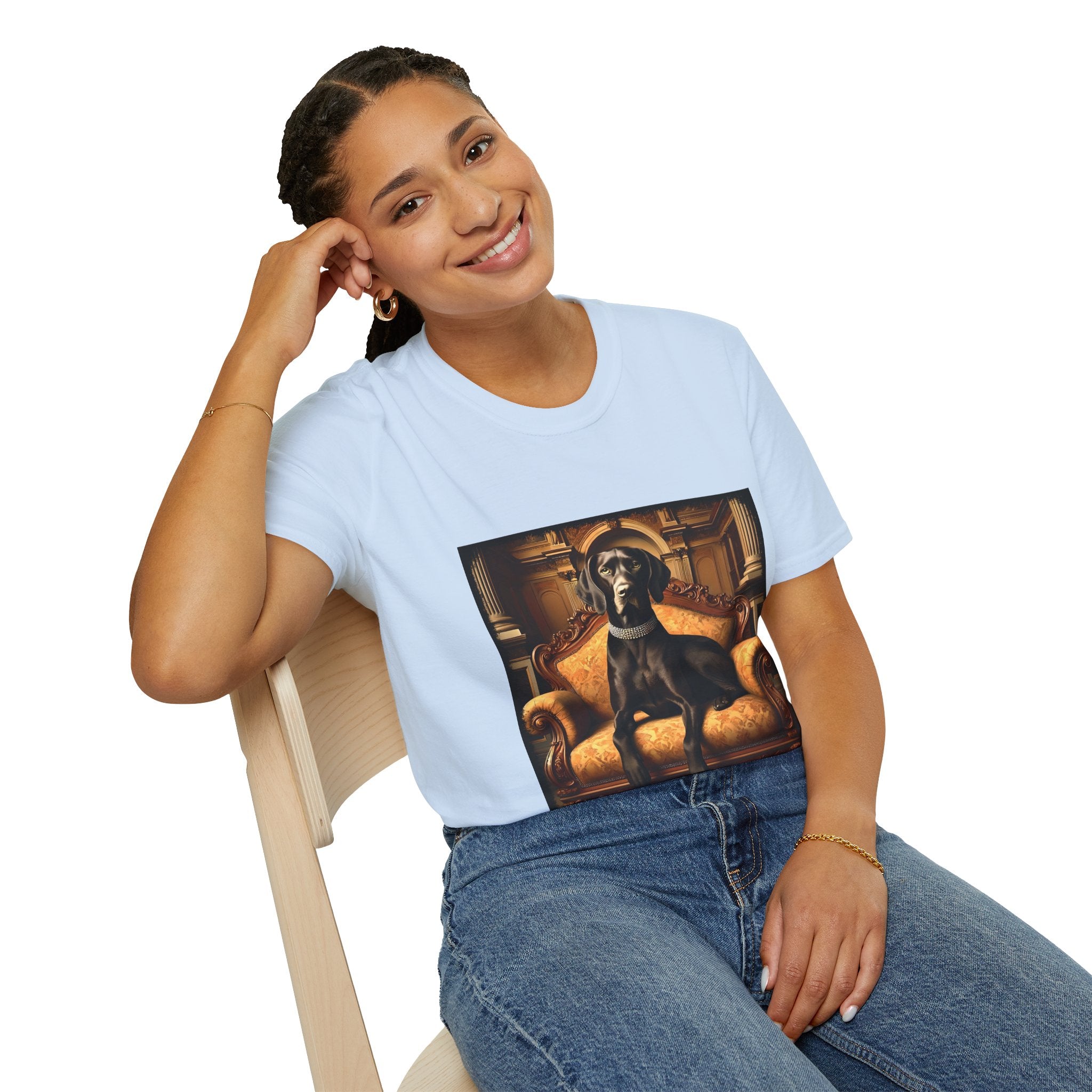 German Shorthaired Pointer Poised Princess | Unisex Dog T-Shirt