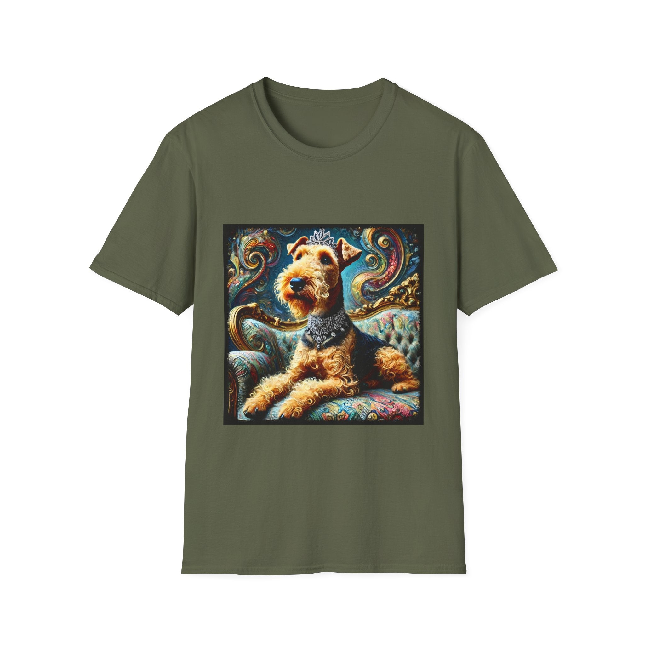 Airedale Terrier Shirt | Ethereal Swirl Dog Lover Tee