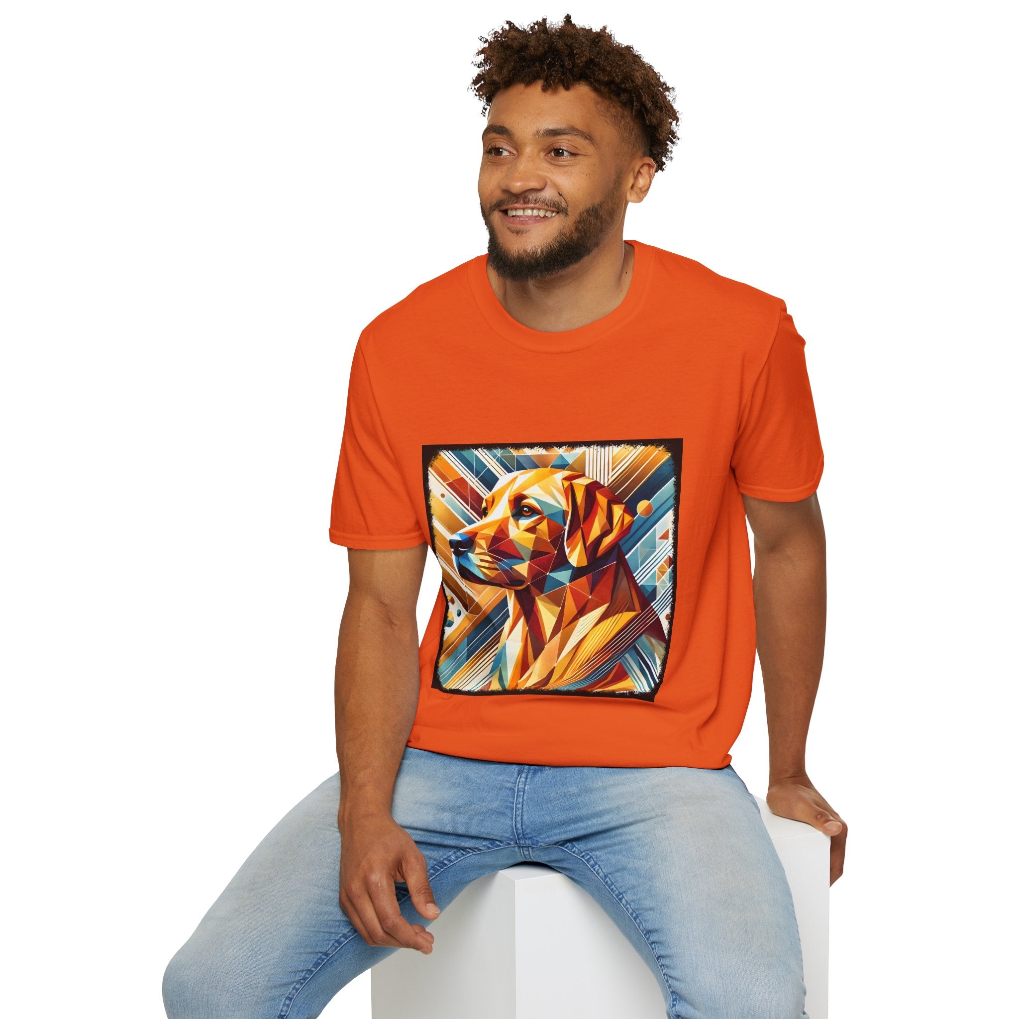 Labrador Retriever Vivid Geometric | Unisex Dog T-Shirt