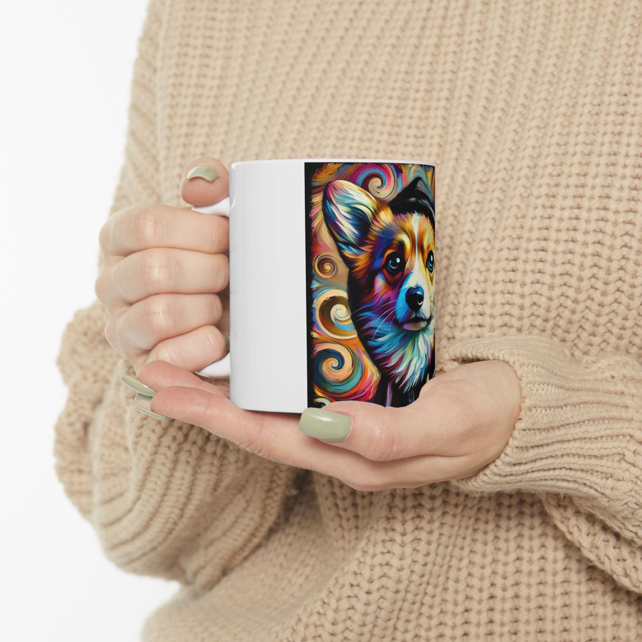 Pembroke Welsh Corgi Mug | Relaxed Swirl Dog Lover Gift