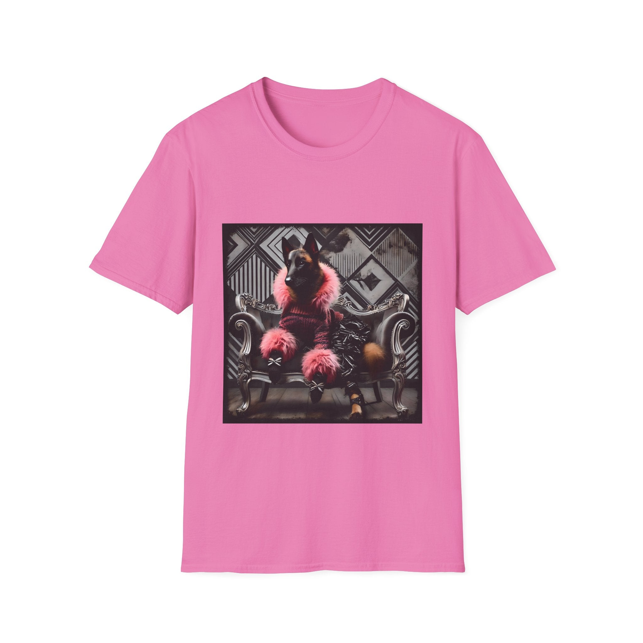 Belgian Malinois Chic Rocker | Unisex Dog T-Shirt