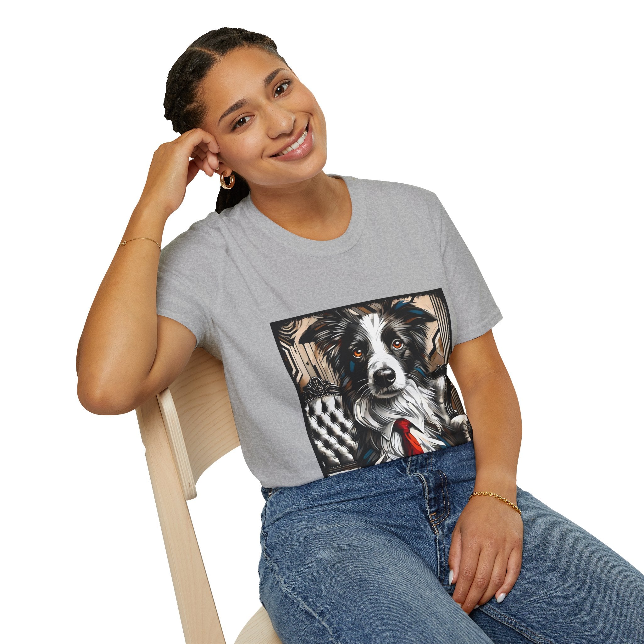 Border Collie Bold Gentleman | Unisex Dog T-Shirt