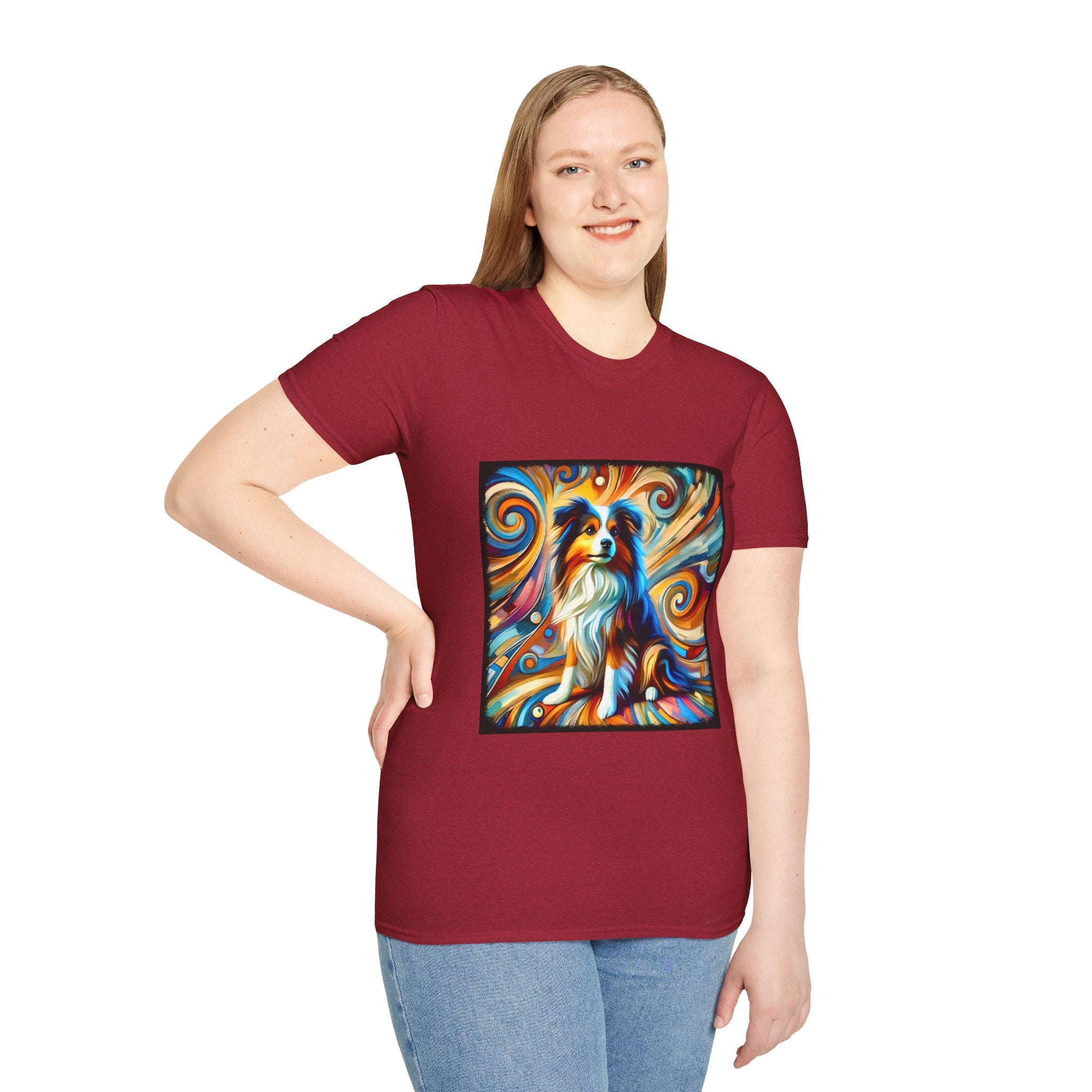 Miniature American Shepherd Vivid Swirl | Unisex Dog T-Shirt