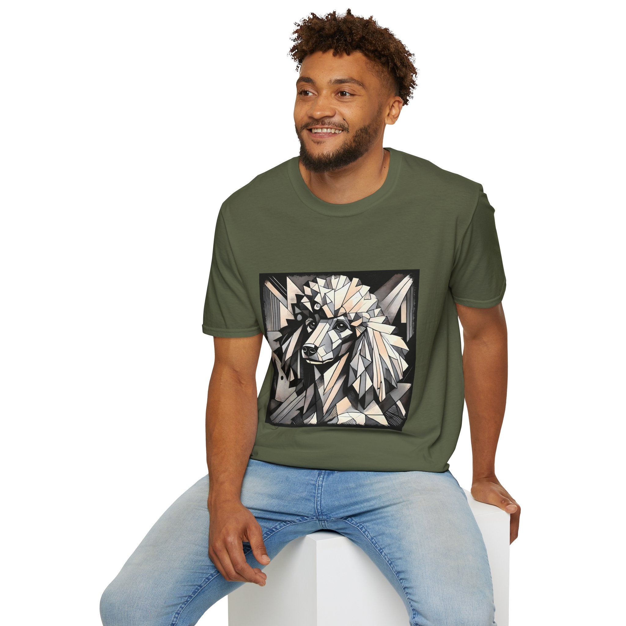 Poodle Geometric | Unisex Dog T-Shirt
