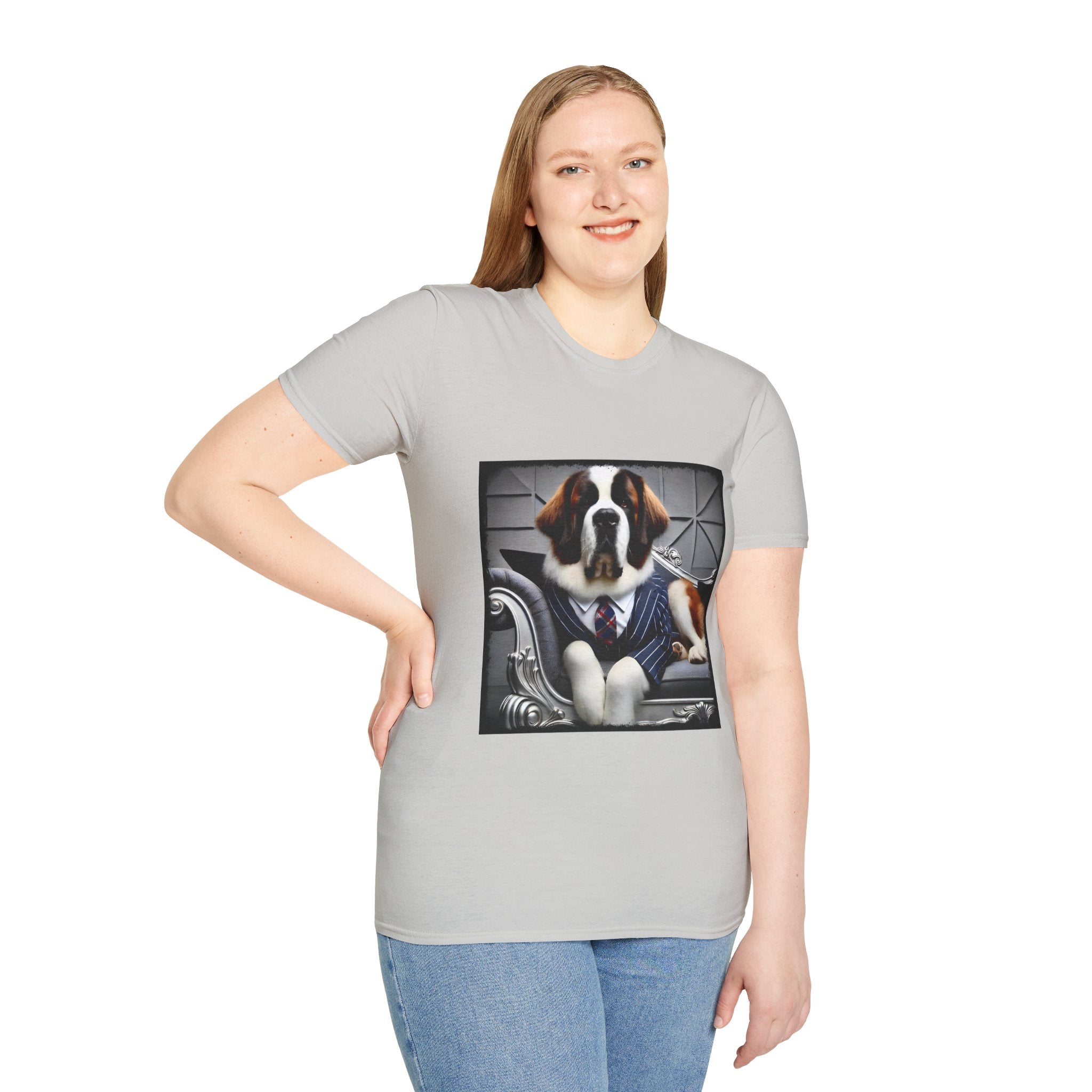 Saint Bernard Tux Luxe | Unisex Dog T-Shirt