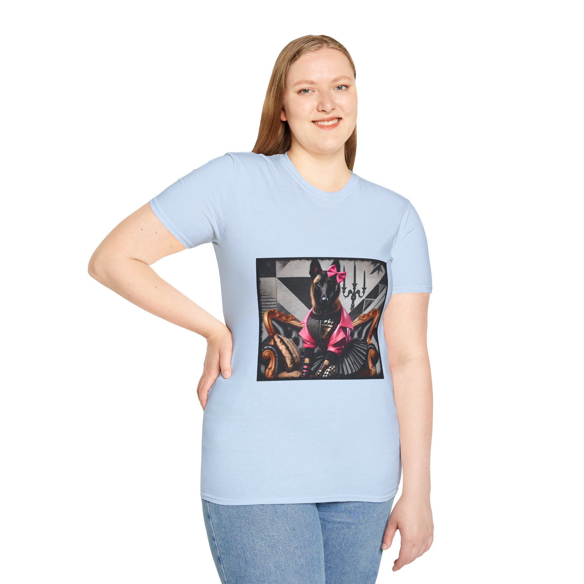 Belgian Malinois Pink Rocker | Unisex Dog T-Shirt