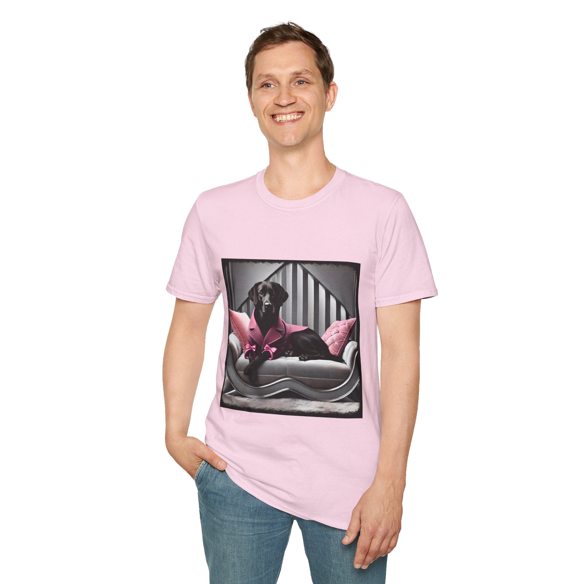 Labrador Retriever Pink Pony Girl | Unisex Dog T-Shirt