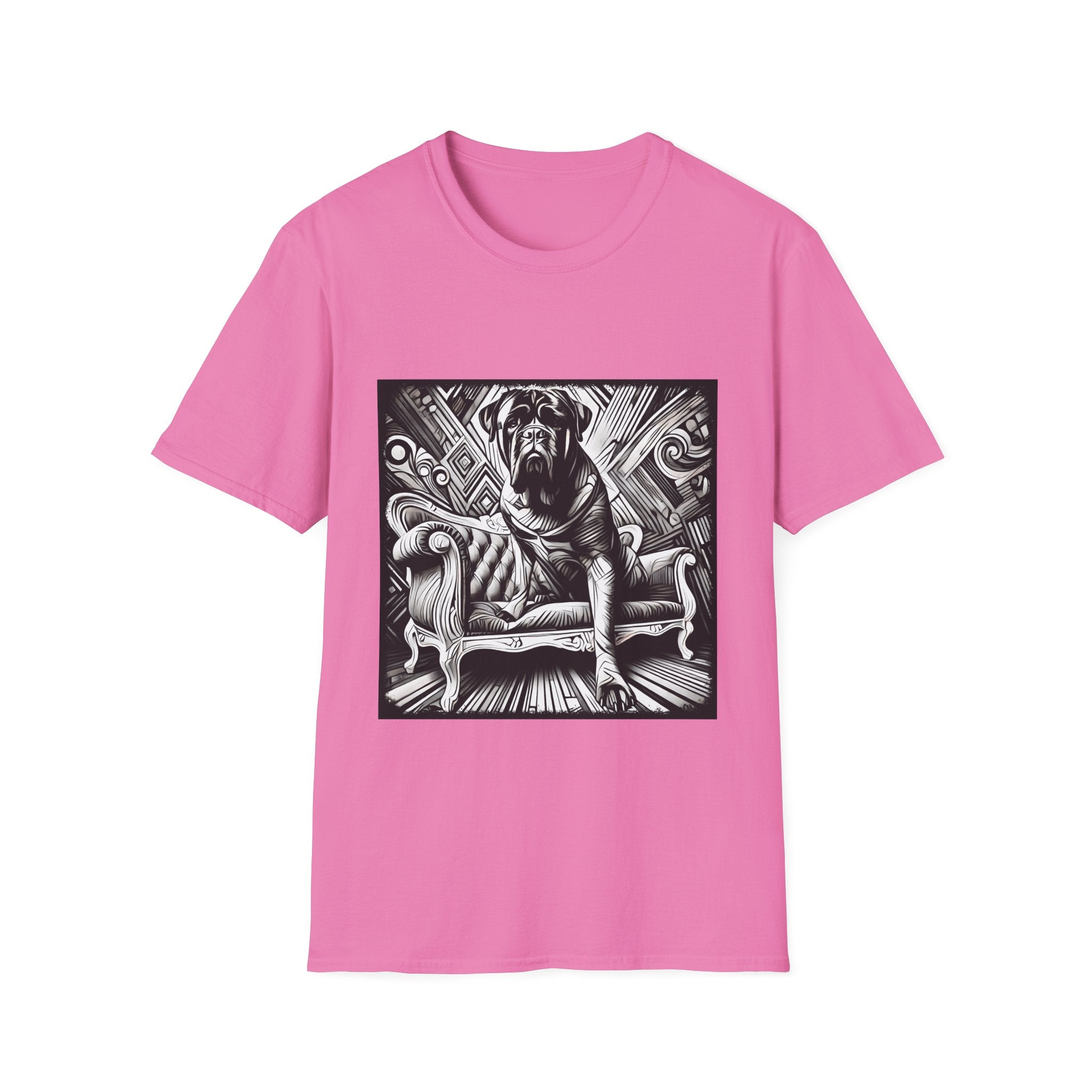 Bullmastiff B&W Bold | Unisex Dog T-Shirt