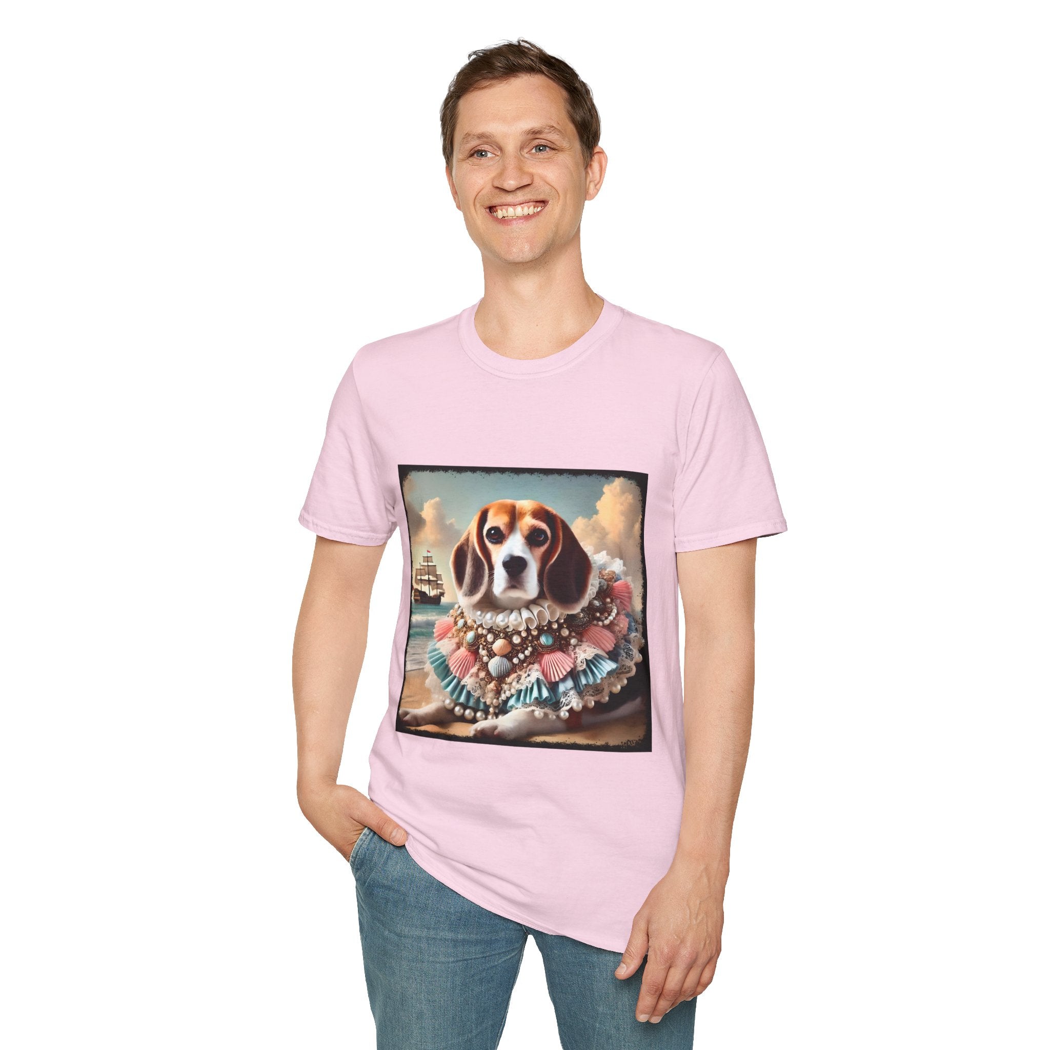 Beagle Beach Beauty | Unisex Dog T-Shirt