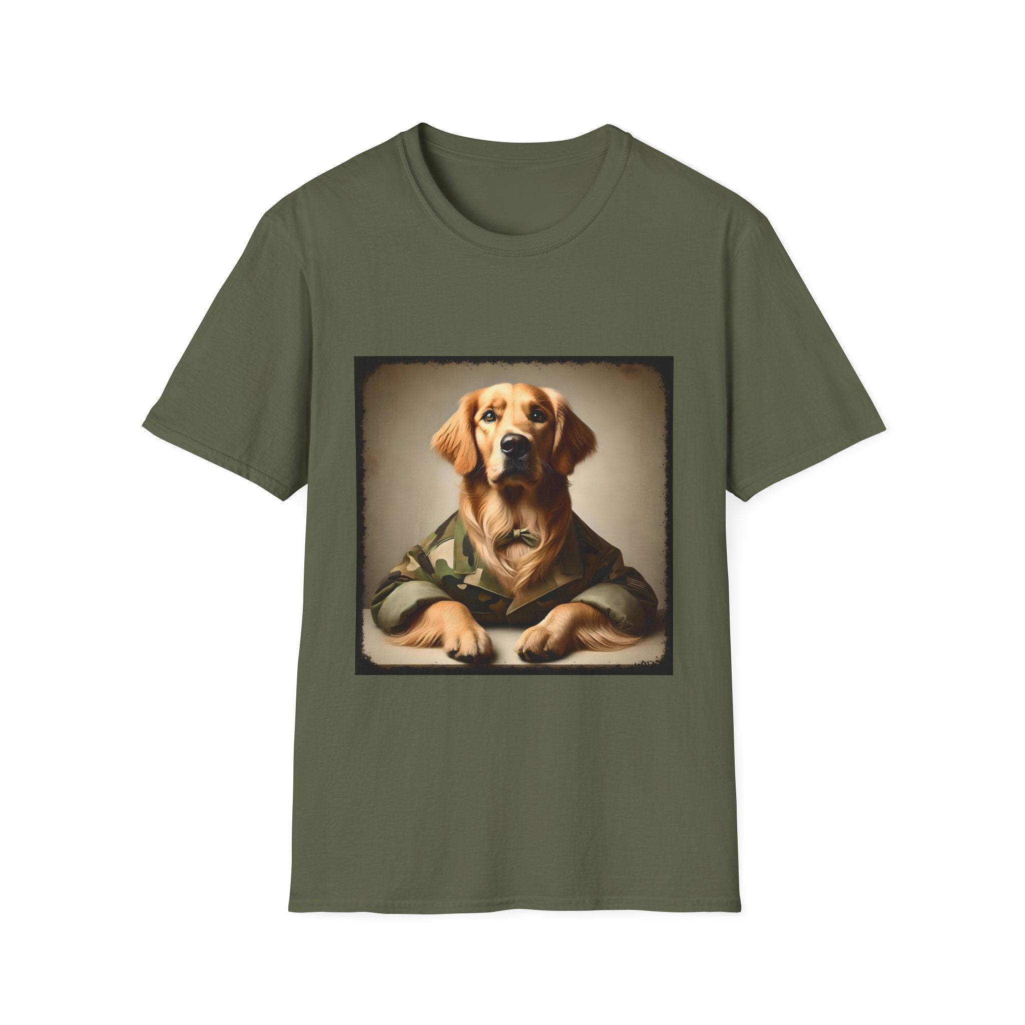 Golden Retriever Shirt | Camo Gent Dog Lover Tee