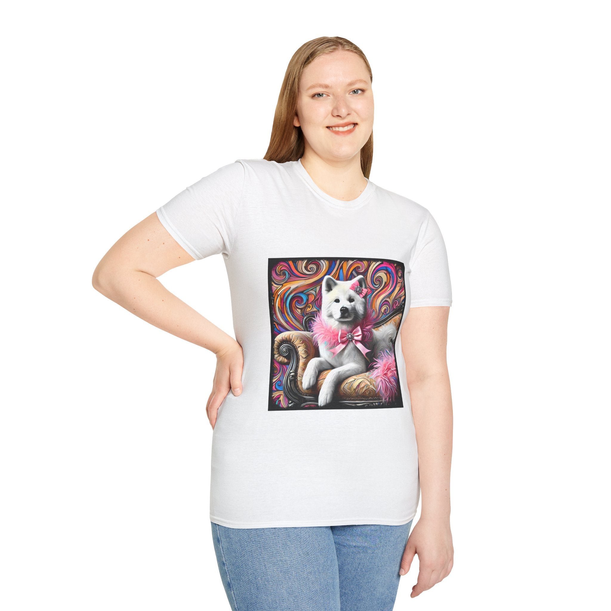 Akita Shirt | Pink Sass Swirl Dog Lover Tee