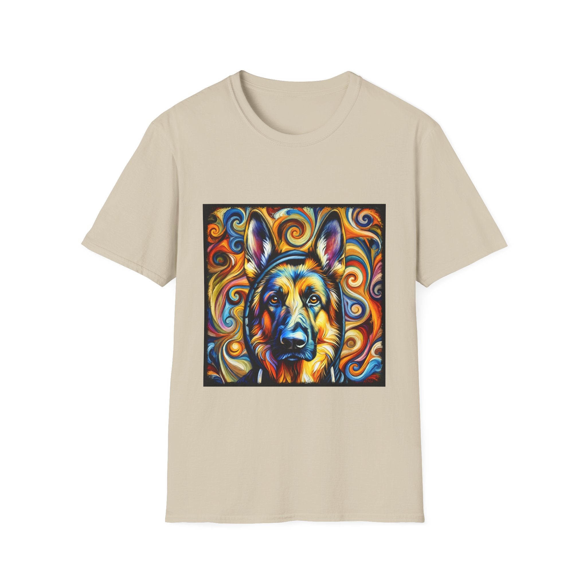 German Shepherd Shirt | Relaxed Swirl Dog Lover Tee