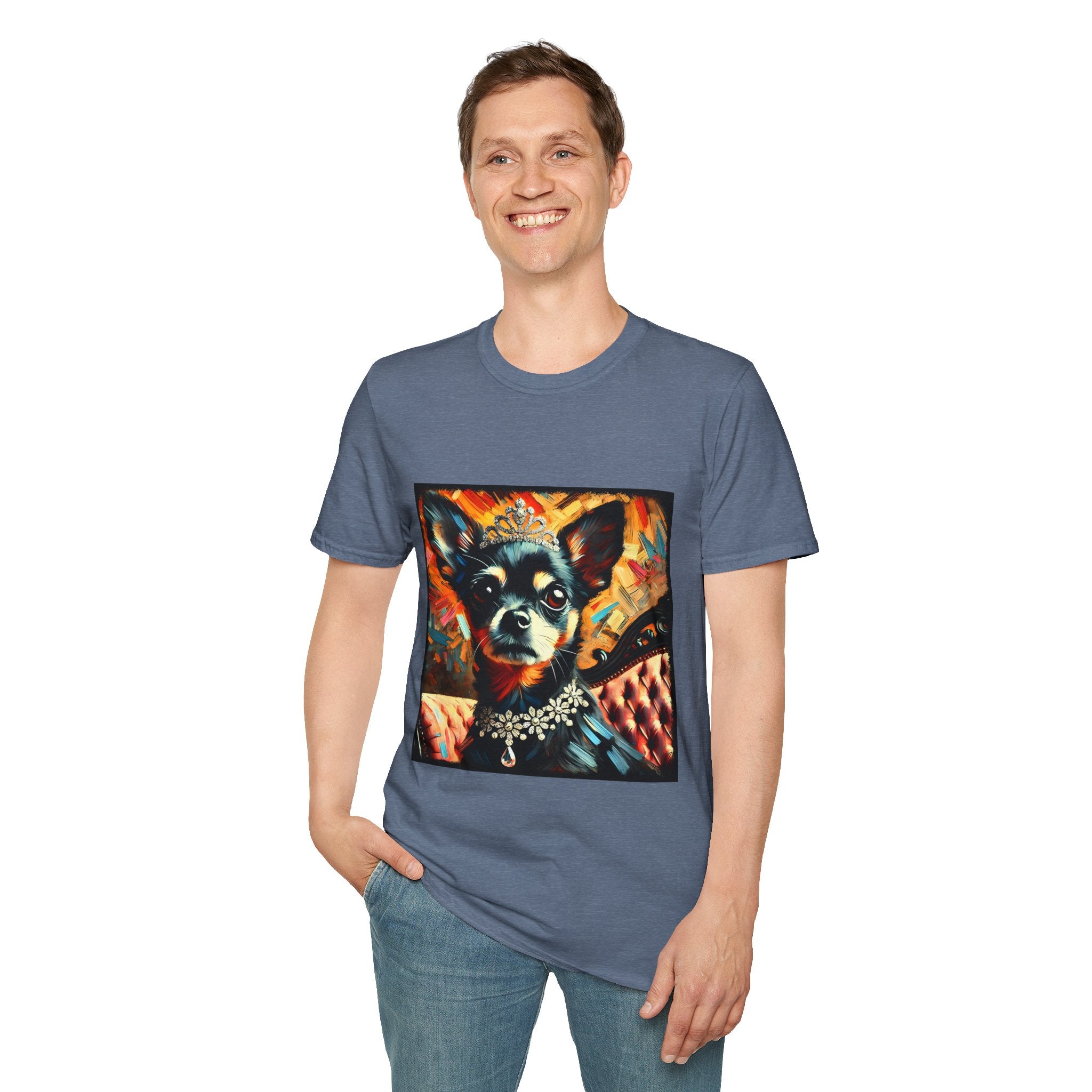 Chihuahua Poised Princess Classic | Unisex Dog T-Shirt