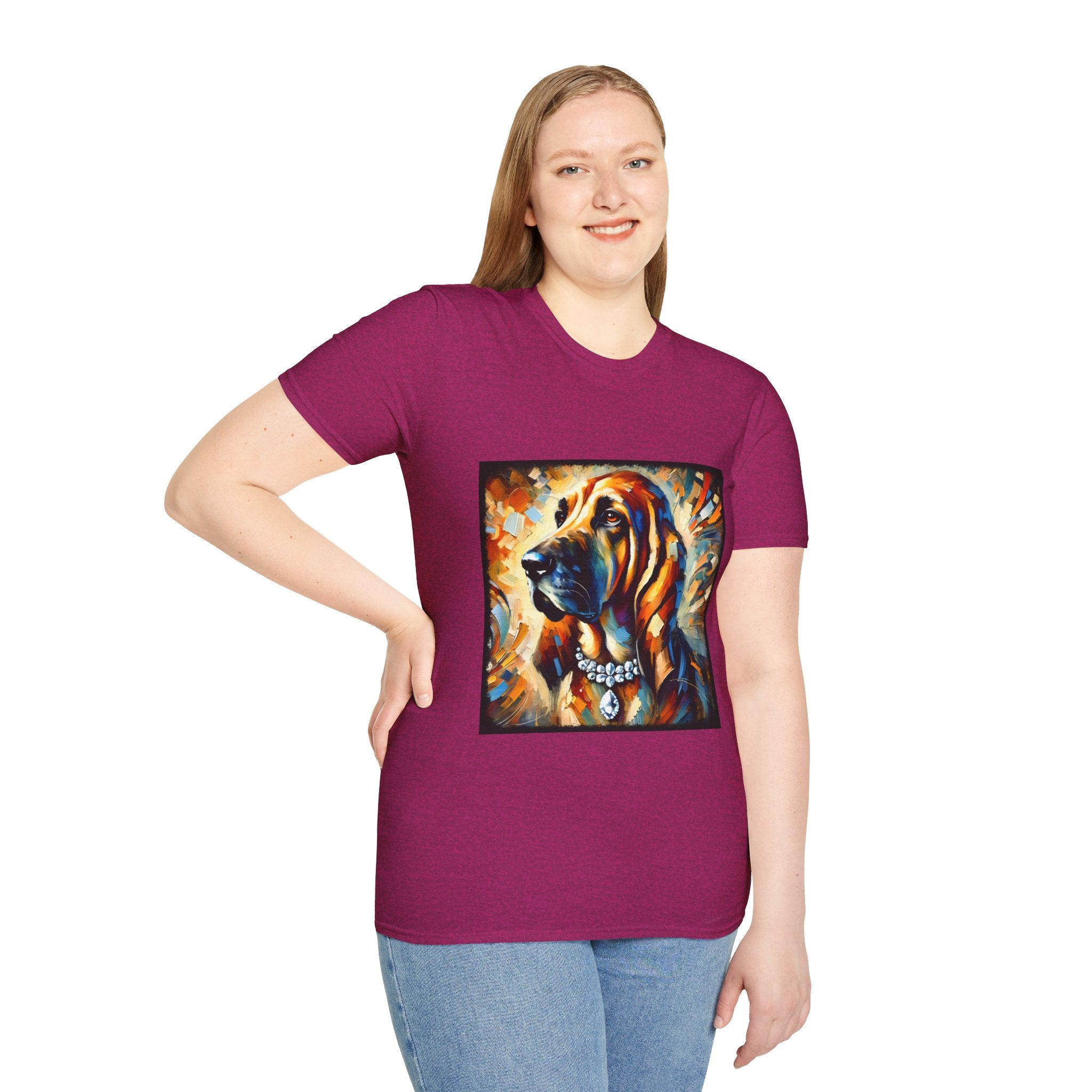 Bloodhound Diamond Bold Classic | Unisex Dog T-Shirt