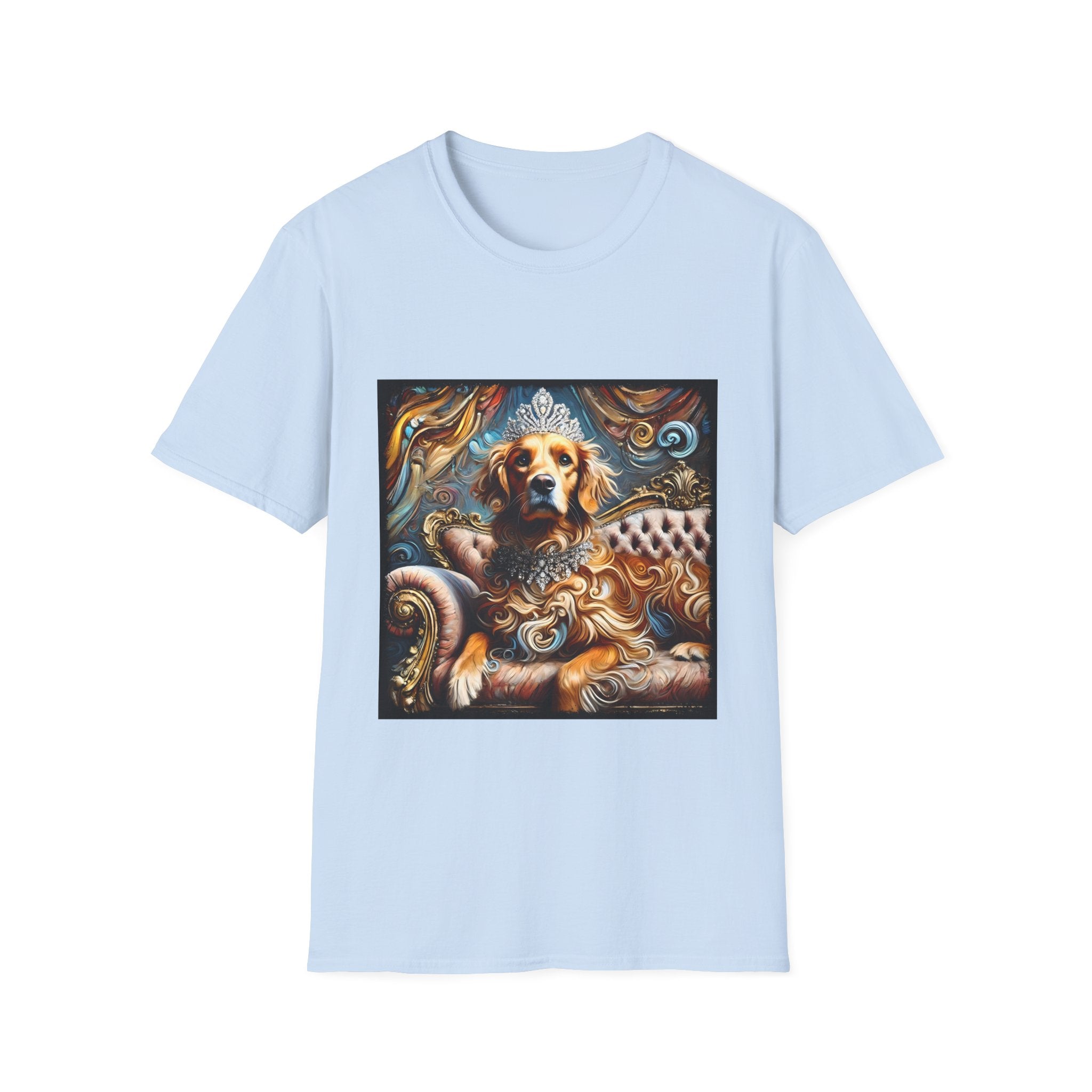 Golden Retriever Shirt | Diamond Diva Swirl Dog Lover Tee