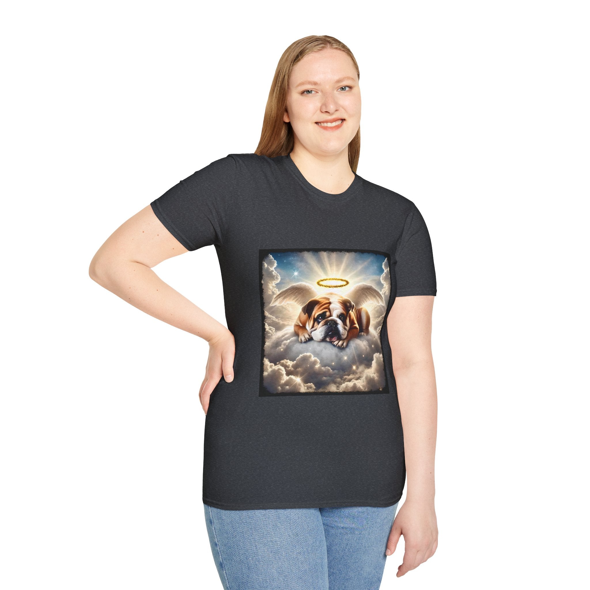 Bulldog Angel Baby | Unisex Dog T-Shirt