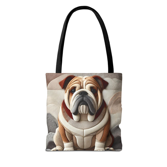 Bulldog Tote Bag | Cuddle Buddy Dog Lover Gift