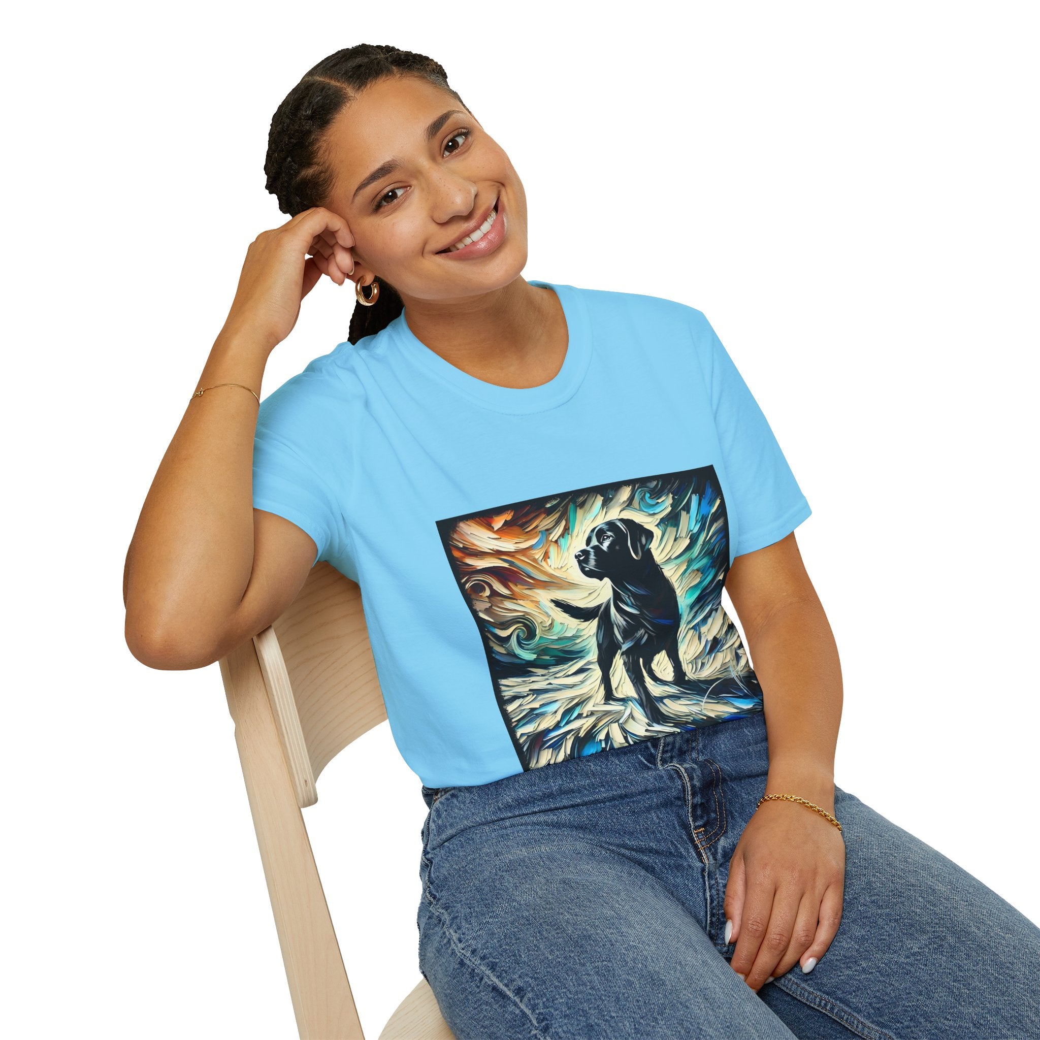 Labrador Retriever Snow Swirl | Unisex Dog T-Shirt