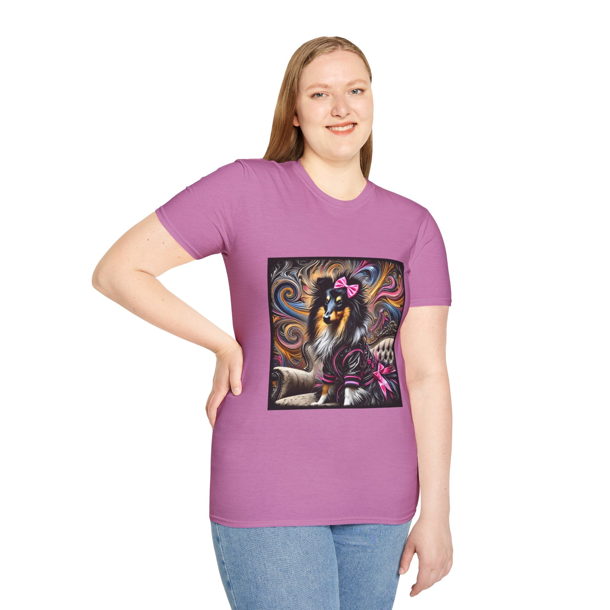 Collie Bold Rocker | Unisex Dog T-Shirt
