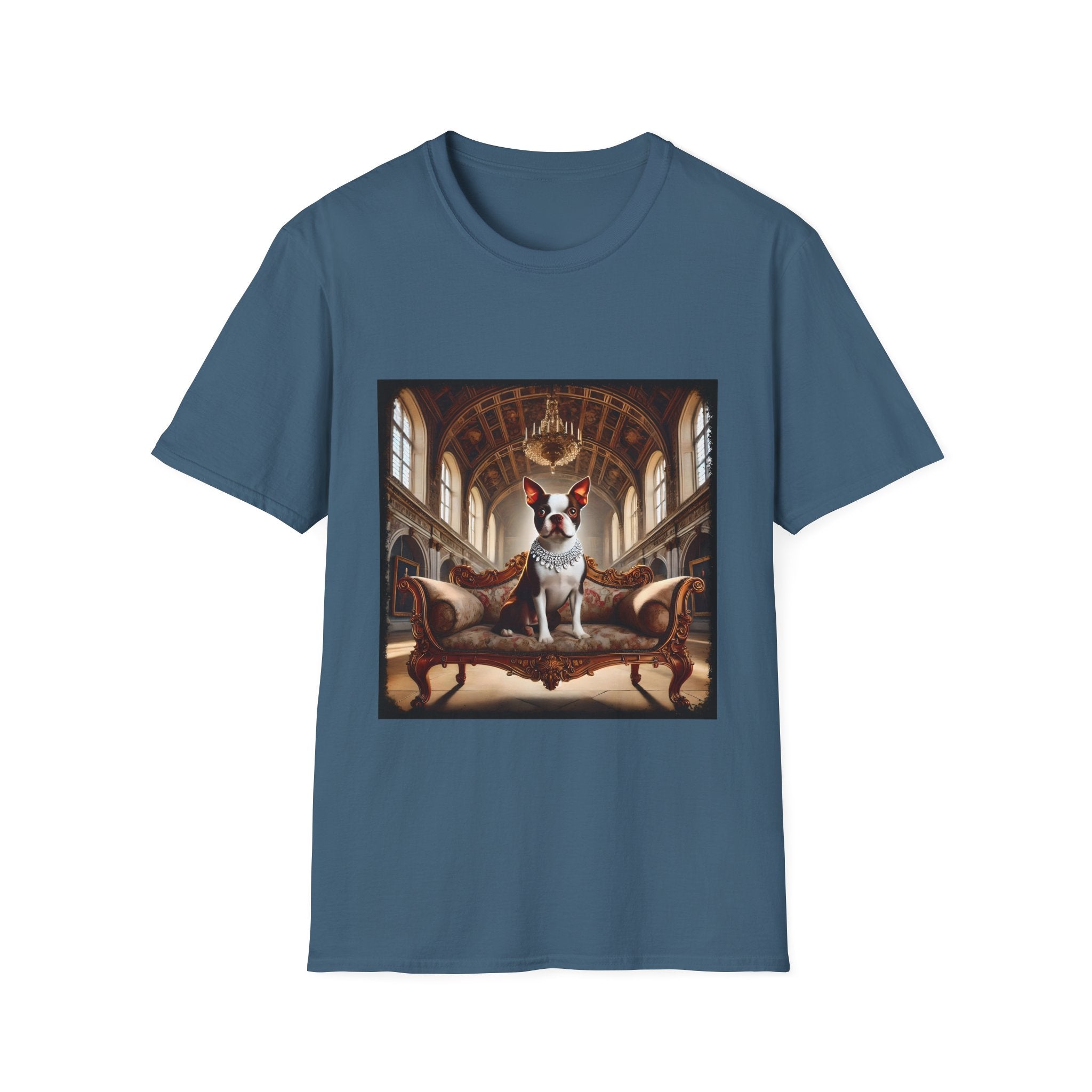 Boston Terrier Poised Princess  | Unisex Dog T-Shirt