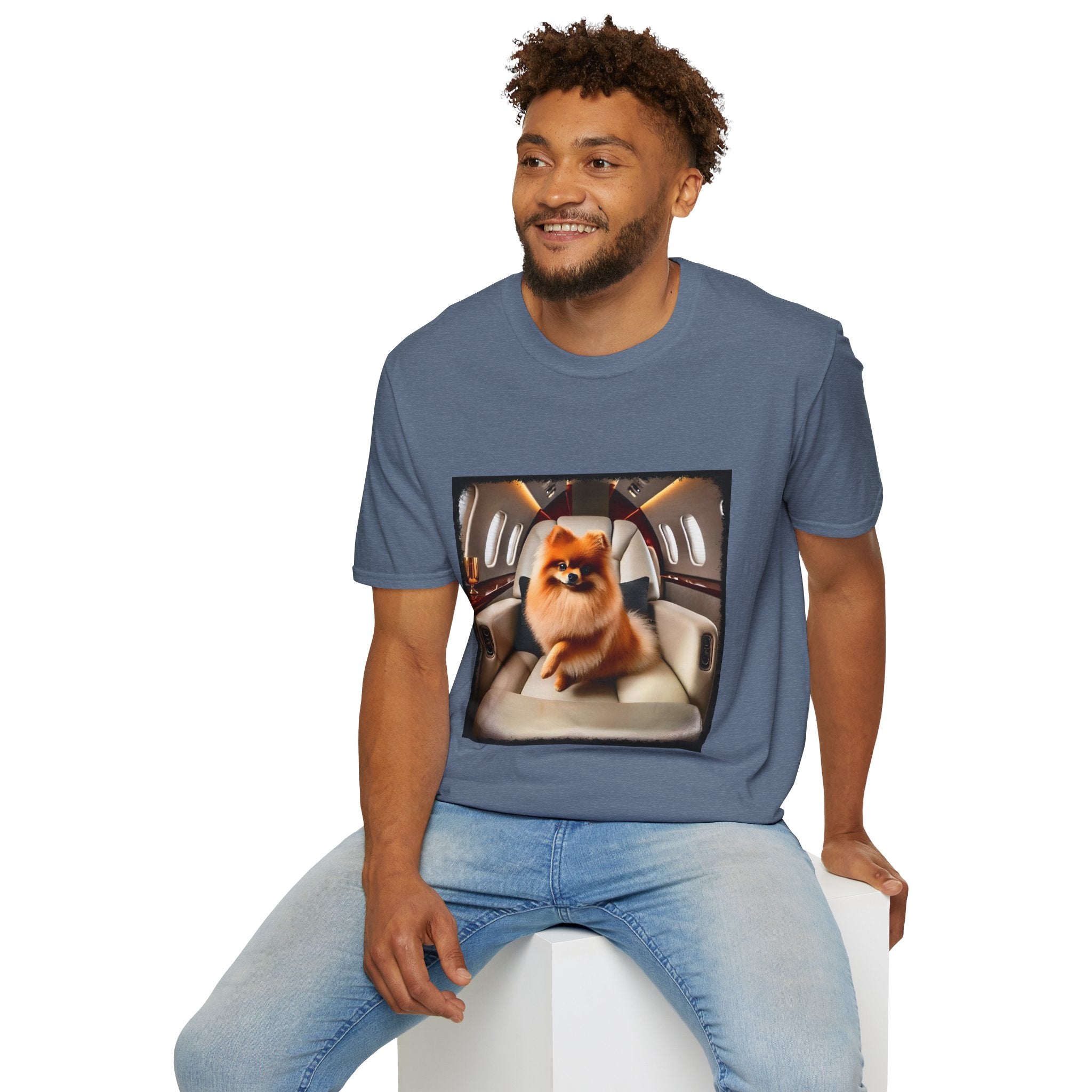 Pomeranian Jet Setter | Unisex Dog T-Shirt