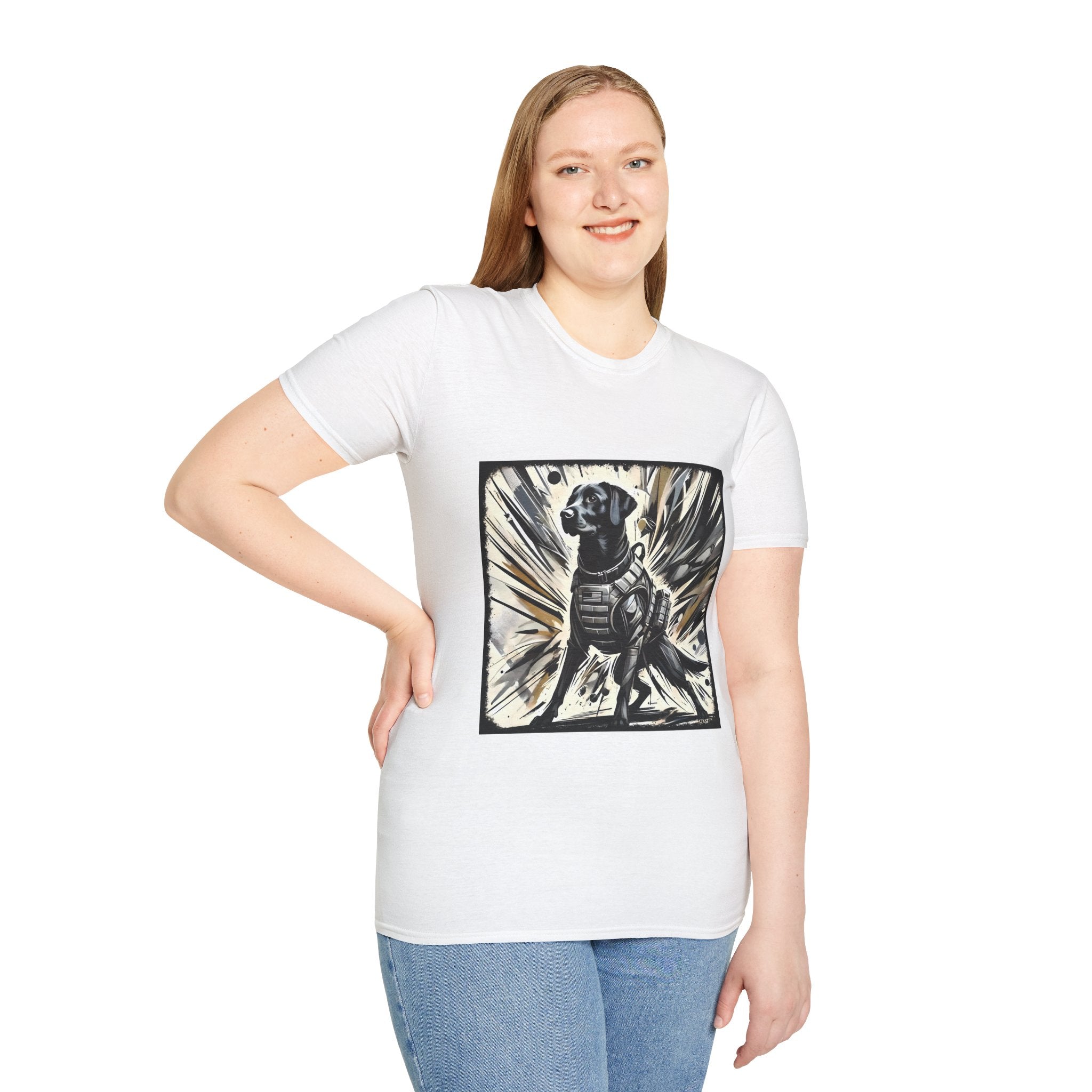 Labrador Retriever Bold Armor Classic | Unisex Dog T-Shirt