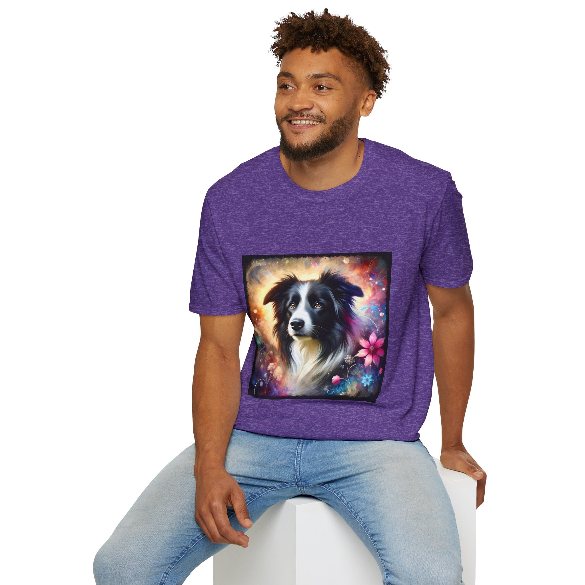 Border Collie Cosmic Dream | Unisex Dog T-Shirt
