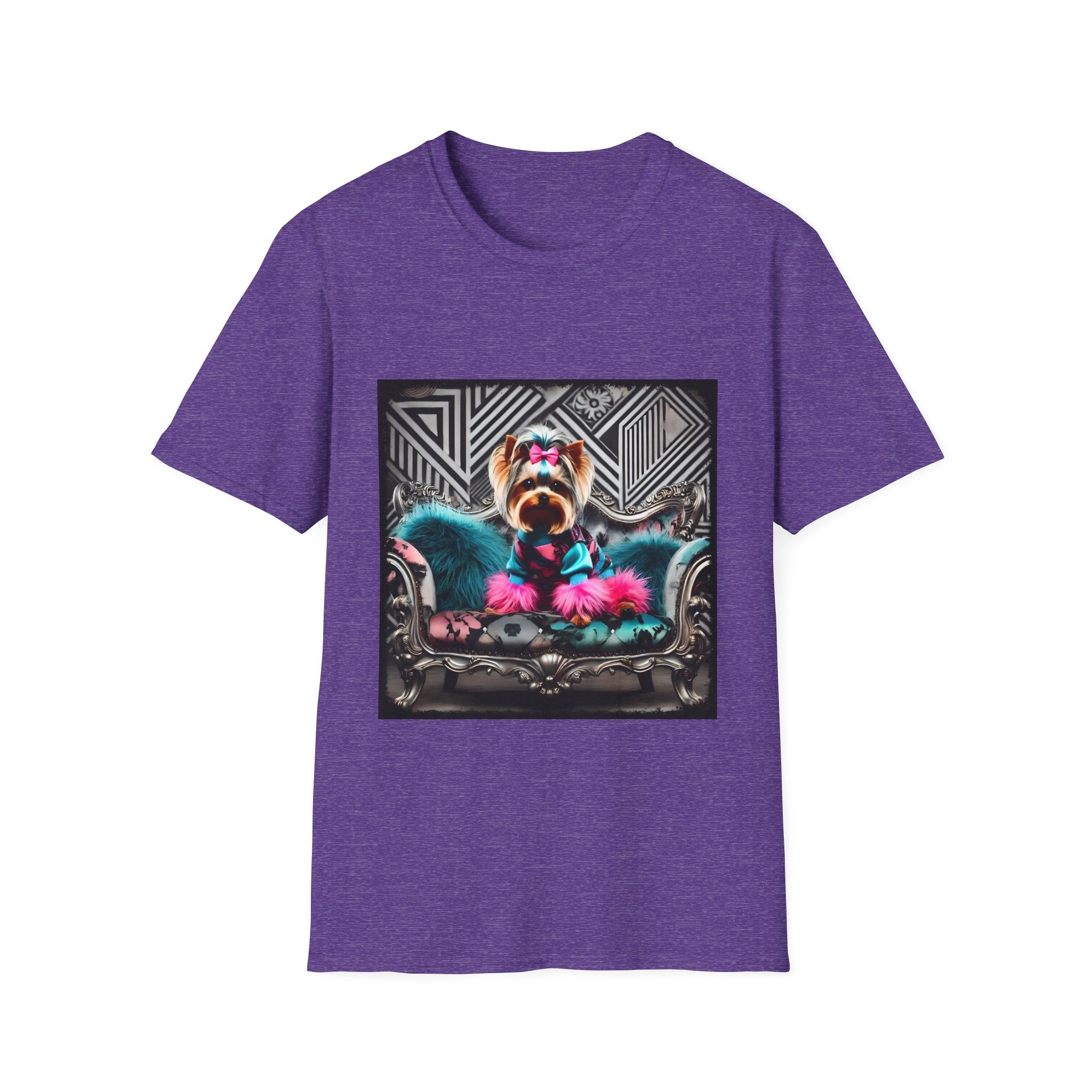 Yorkshire Terrier Chic Rocker | Unisex Dog T-Shirt
