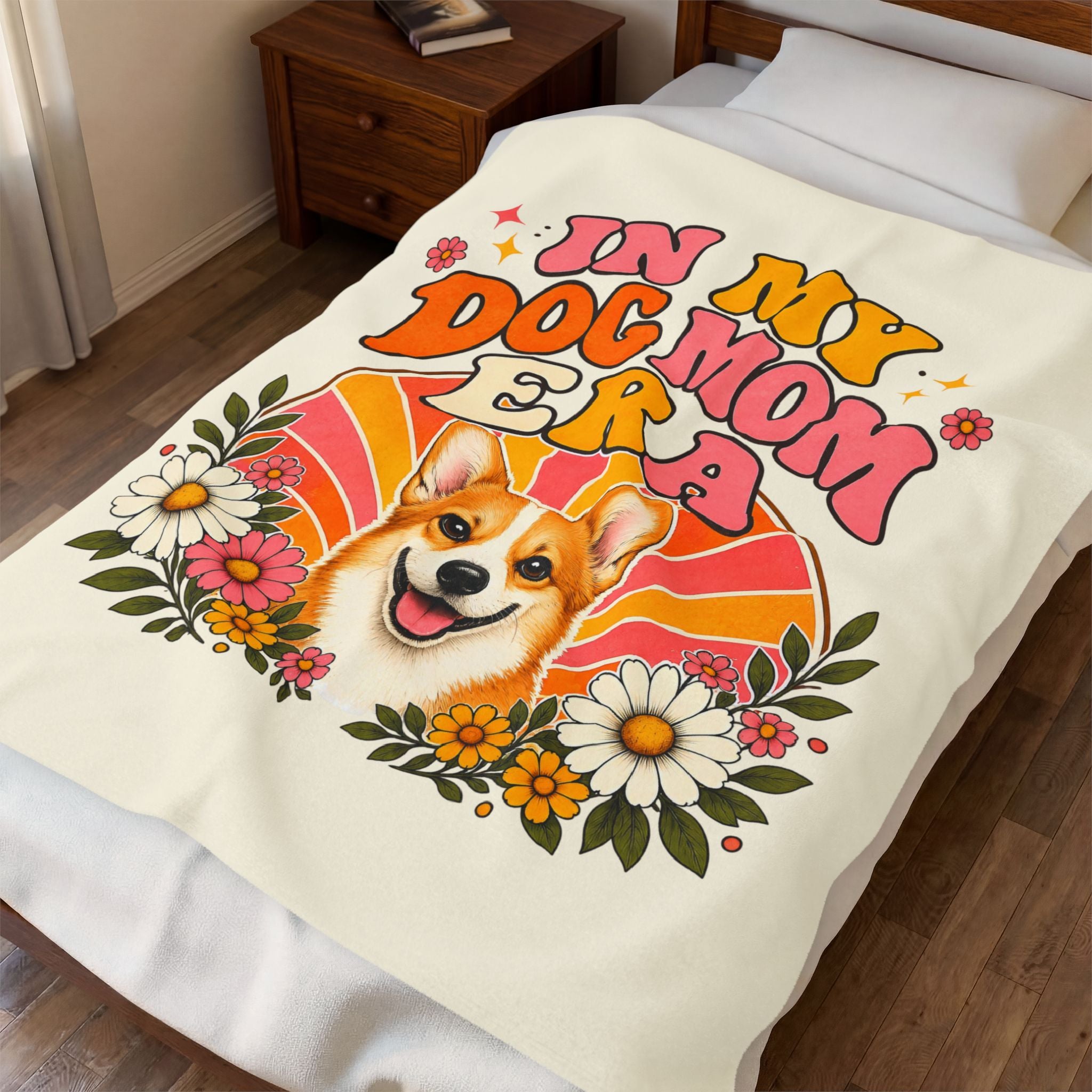 Pembroke Welsh Corgi Blanket | In My Dog Mom Era Dog Lover Gift