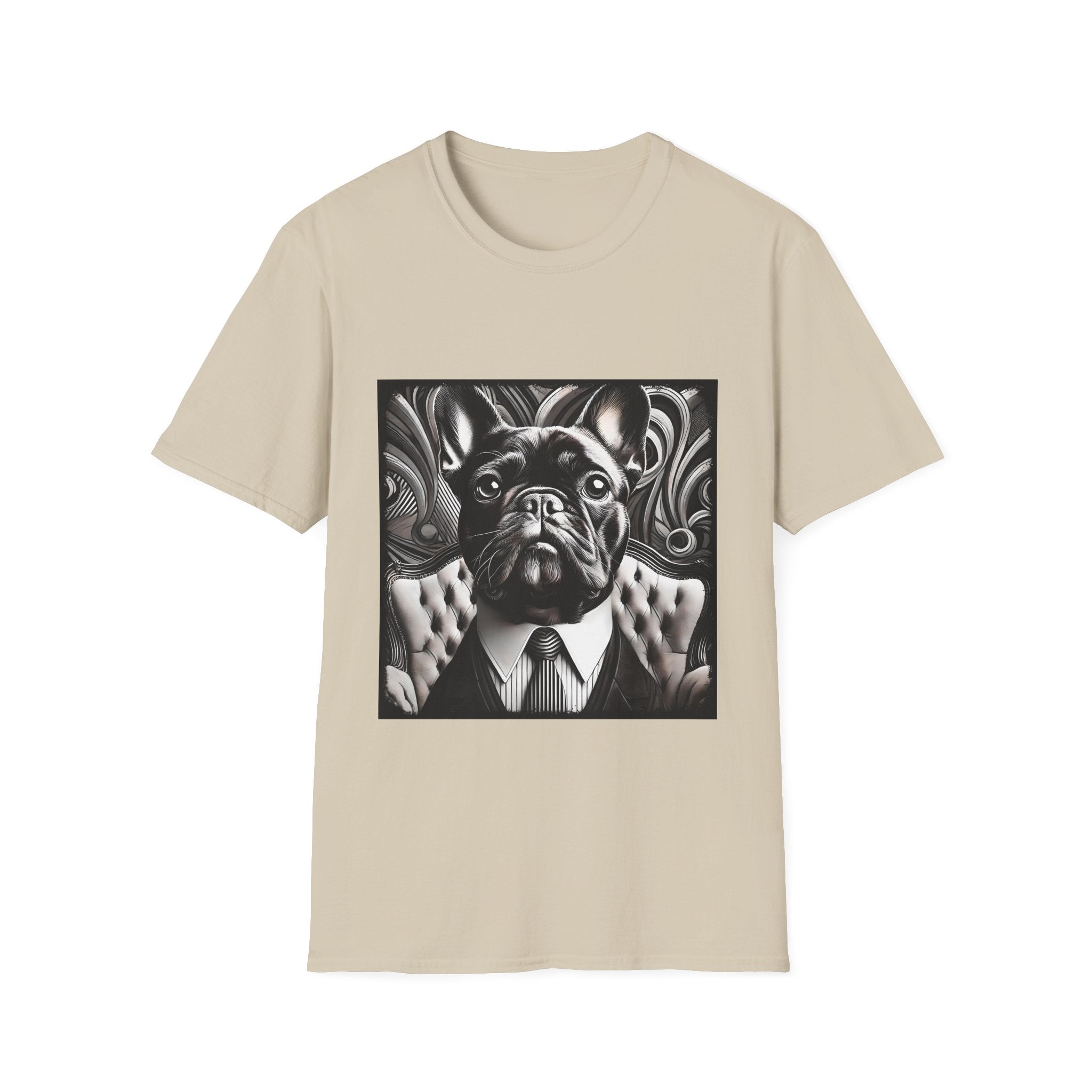 French Bulldog Shirt | B&W Gentleman Dog Lover Tee