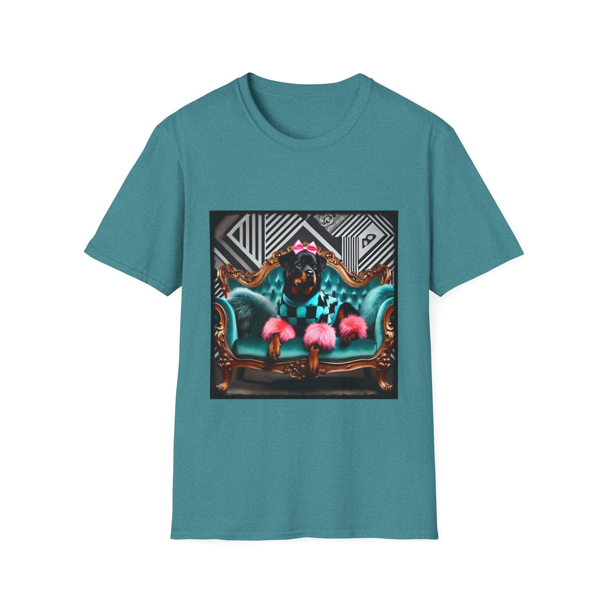 Rottweiler Fierce Fashionista | Unisex Dog T-Shirt