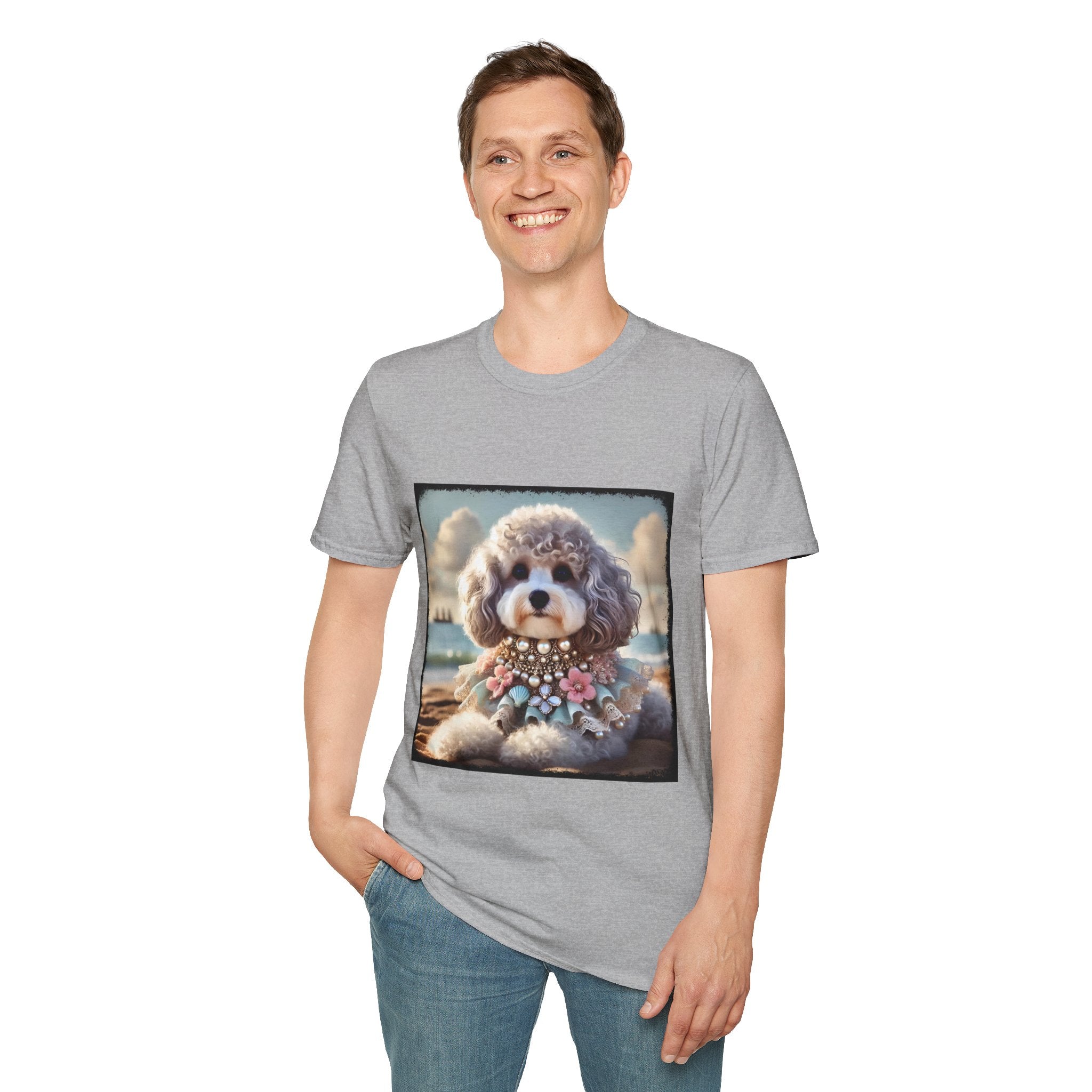Poodle Silver Siren | Unisex Dog T-Shirt