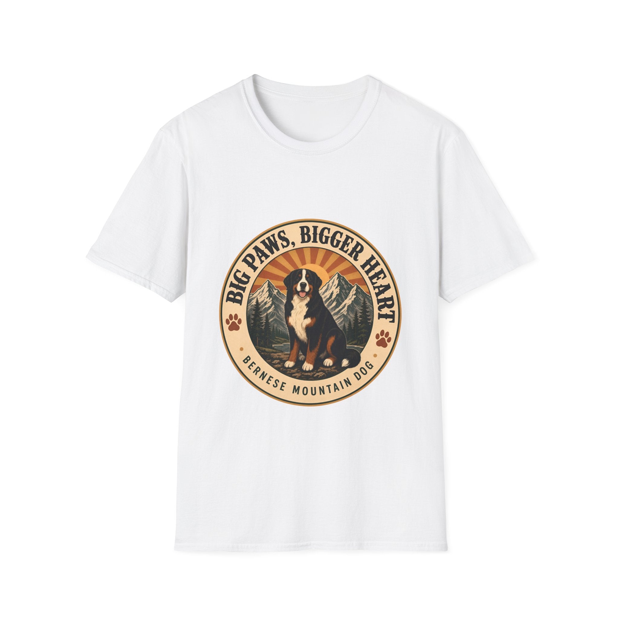 Bernese Mountain Dog Shirt | Big Paws Dog Lover Tee